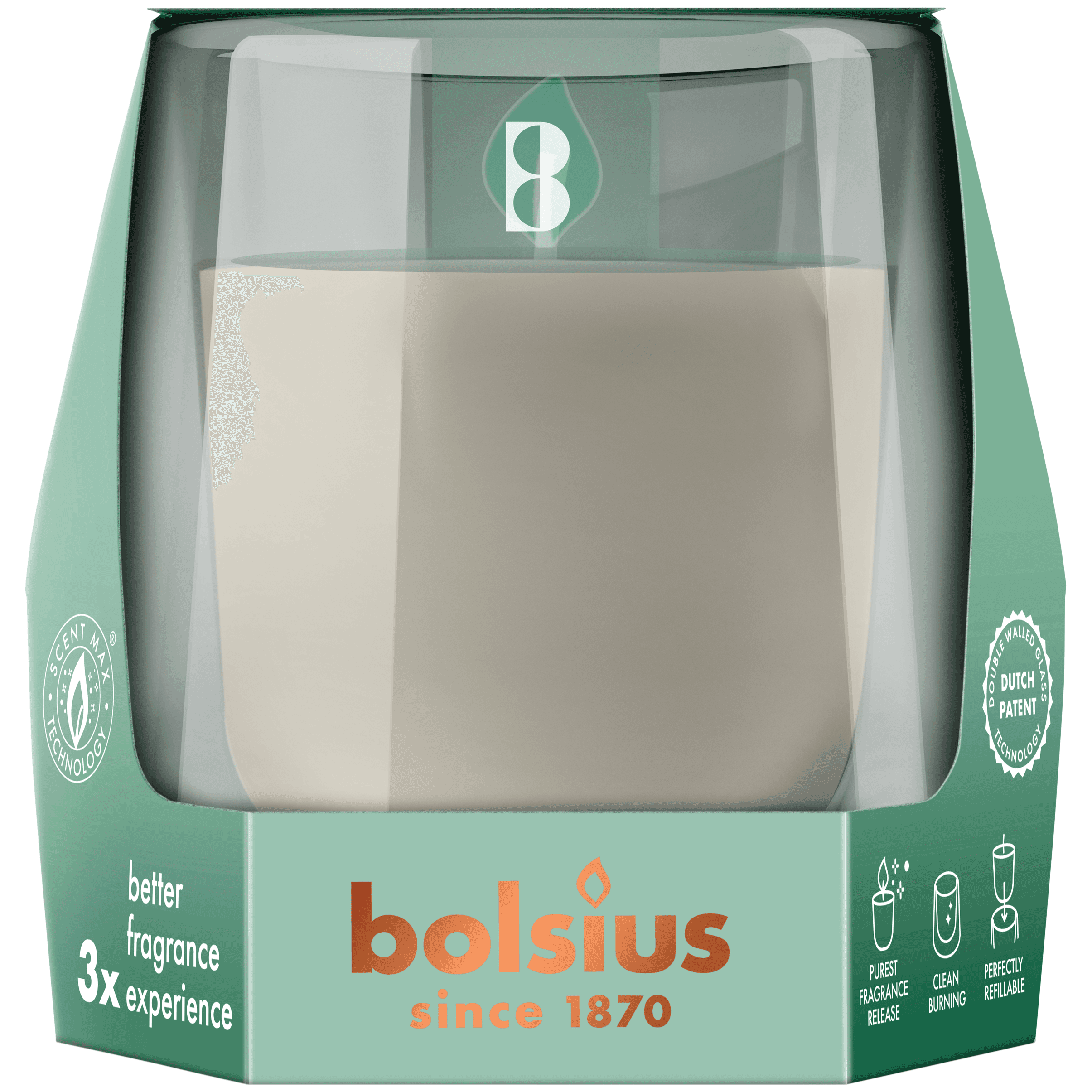 Bolsius Starterkit Clean Light Cypress & Amber