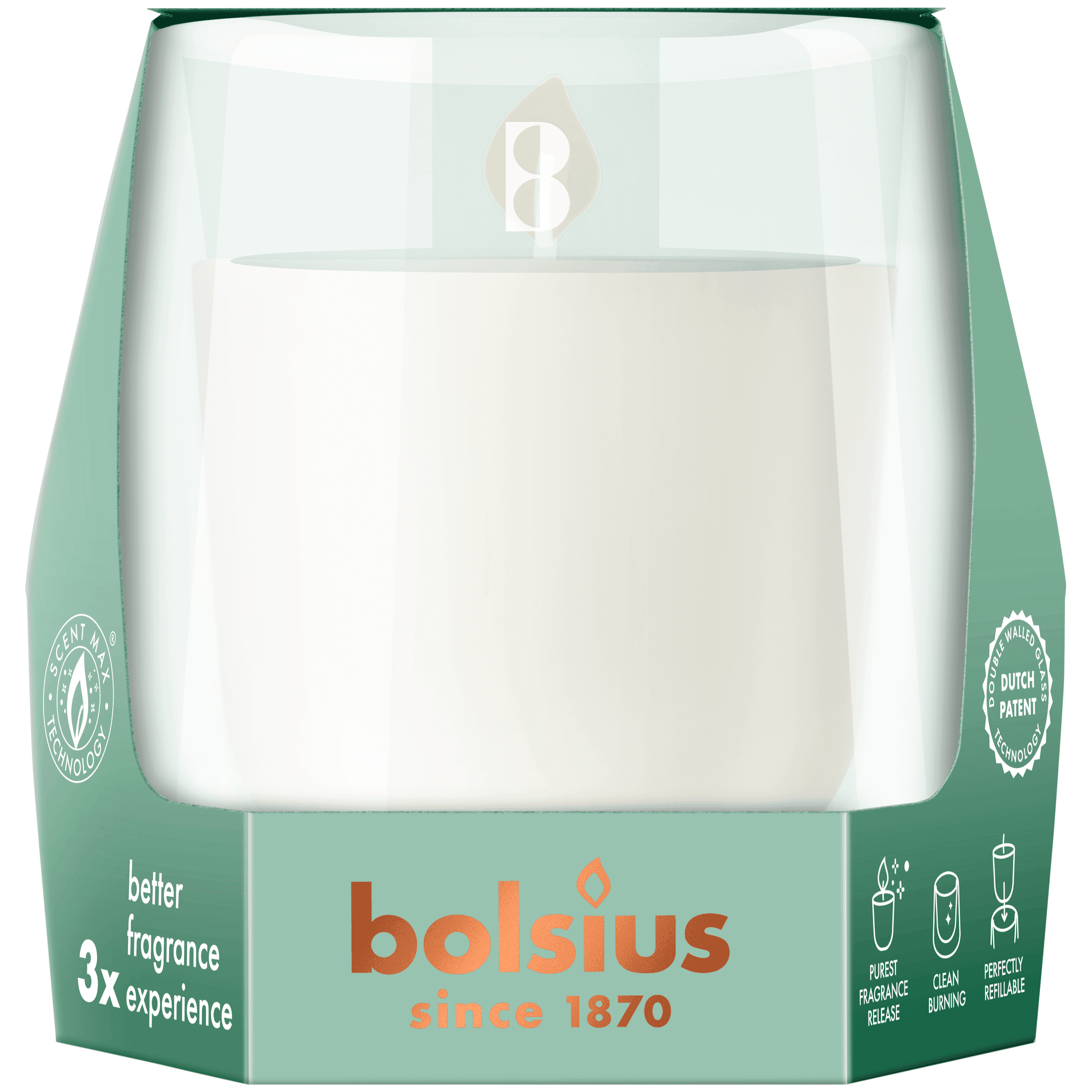 Bolsius Starterkit Clean Light Vanille & Tonka