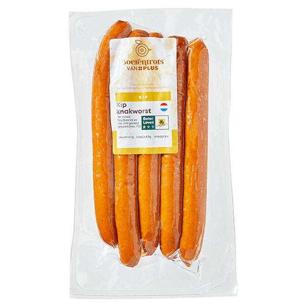 PLUS Boerentrots Knakworst kip
