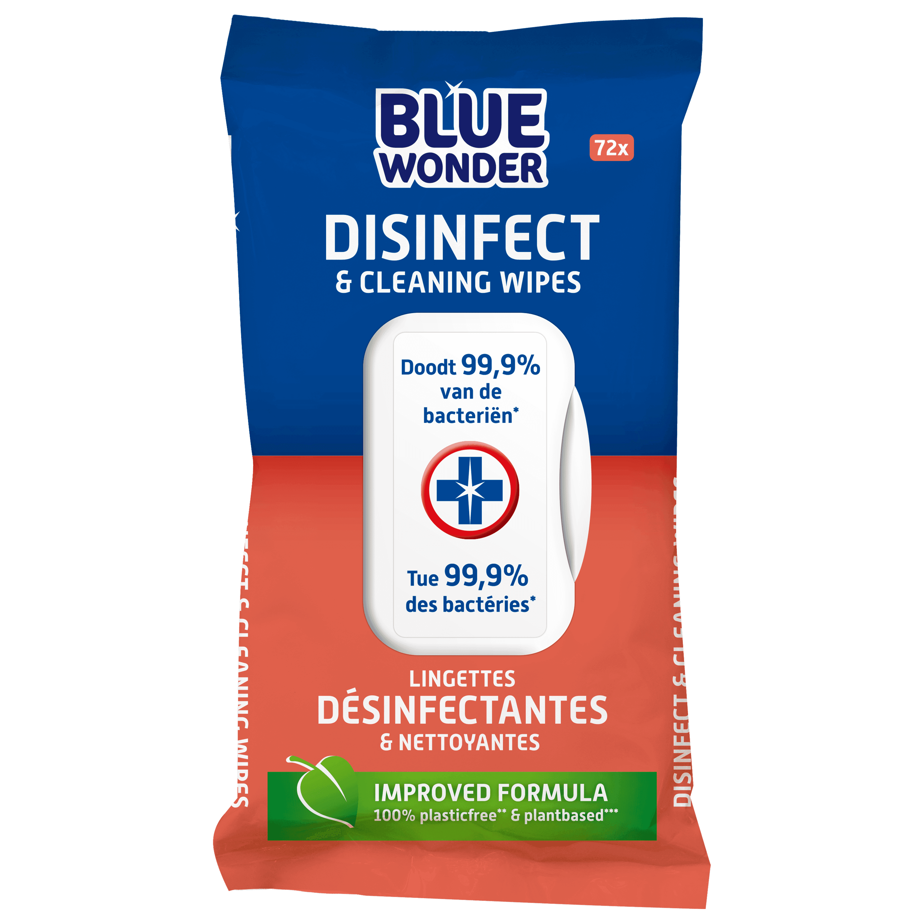 Blue Wonder Desinfectie reiniger doekjes