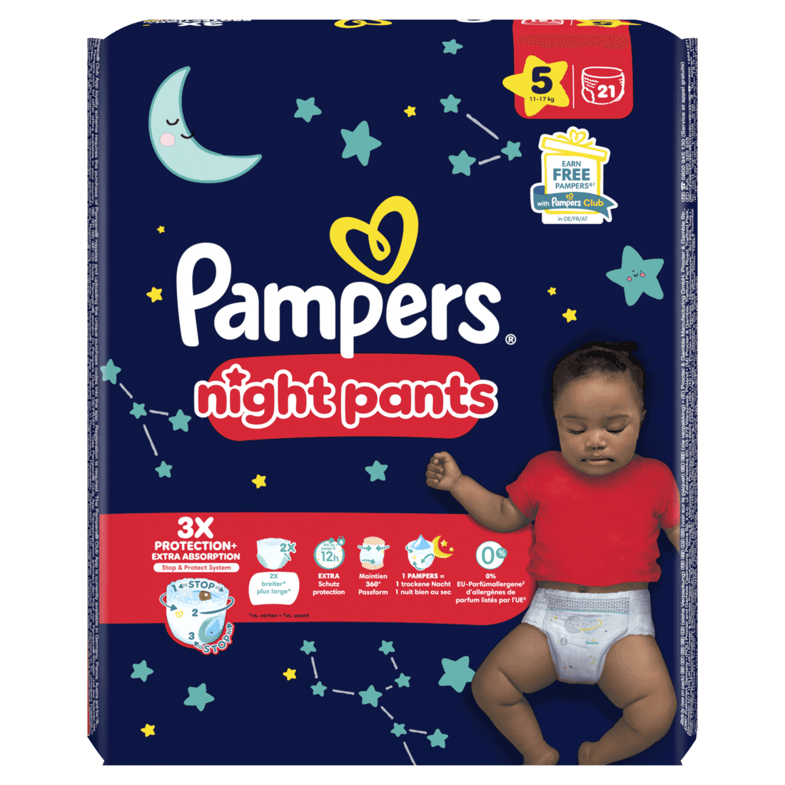 Pampers night pants maat 5