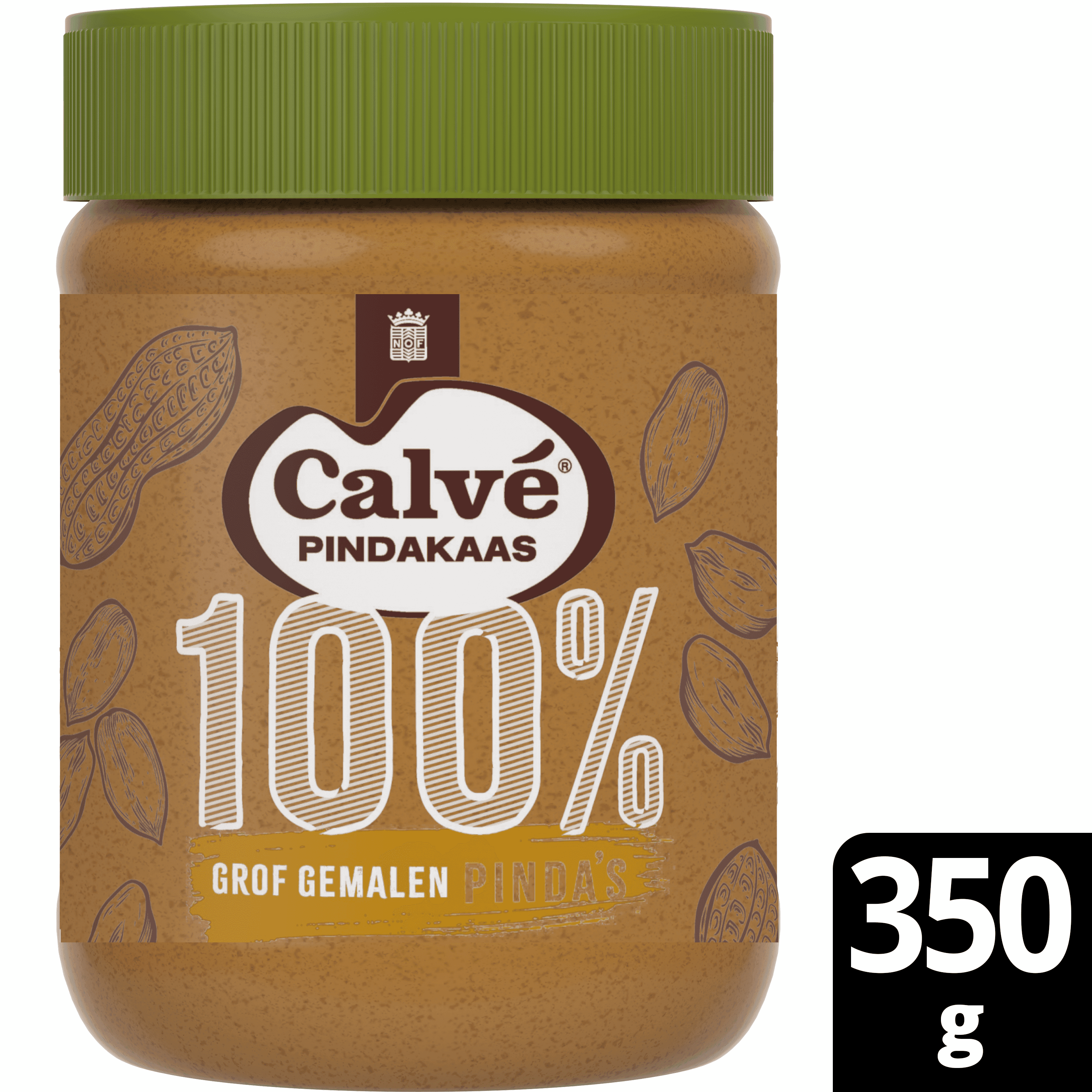Calvé Pindakaas grof gemalen pinda's