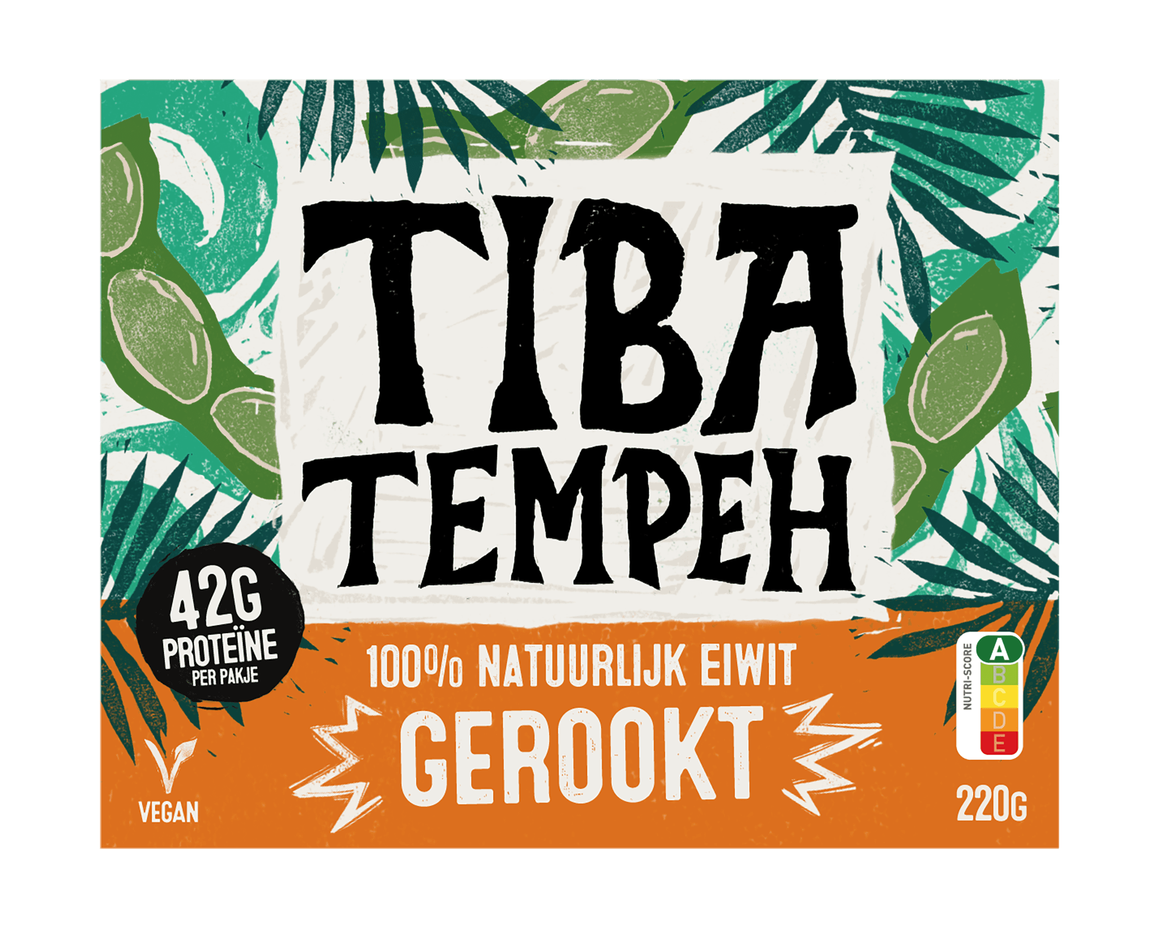 Tiba Tempeh Blok gerookt