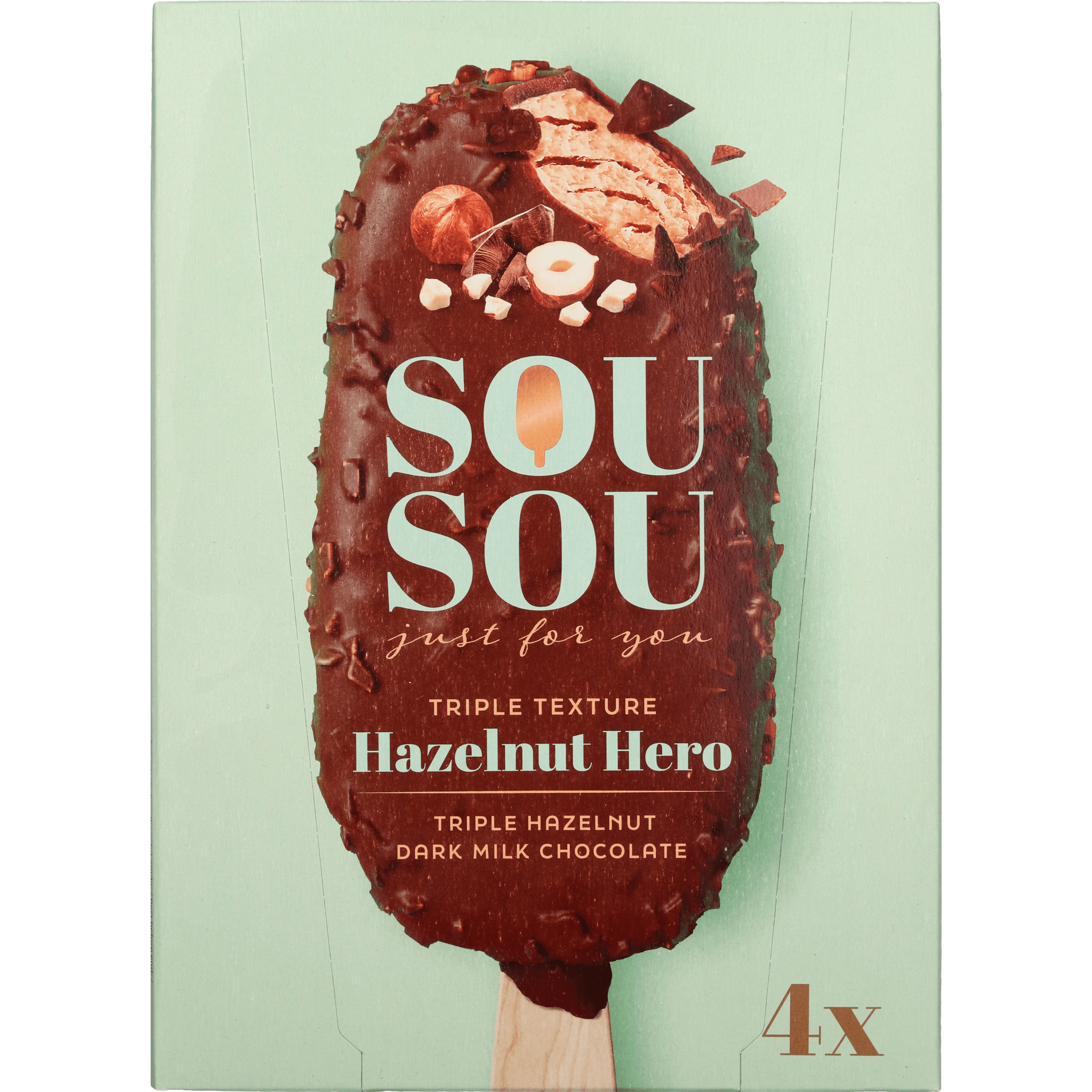 Sou Sou Hazelnut hero 4x 100 ml
