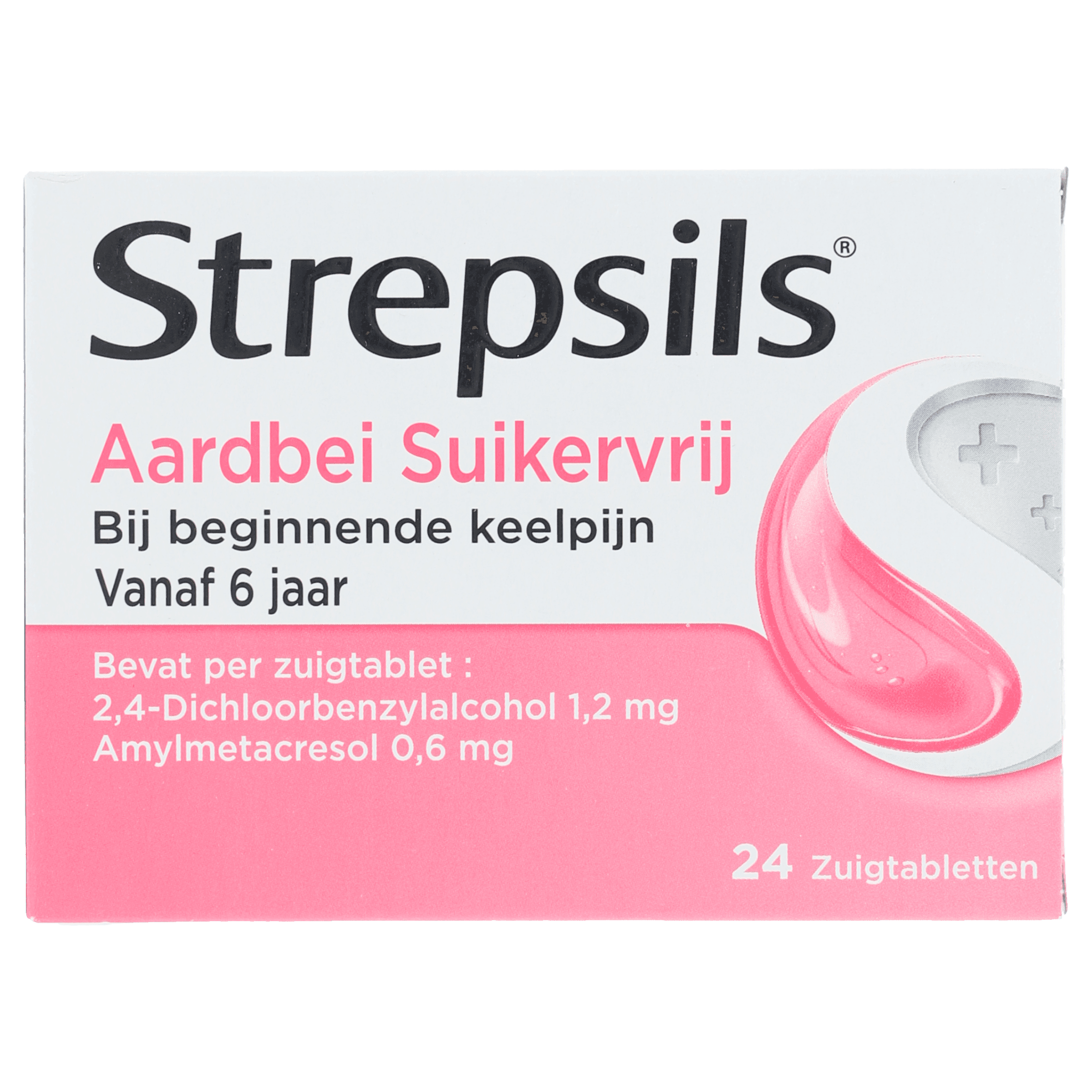 Strepsils Aardbei suikervrij
