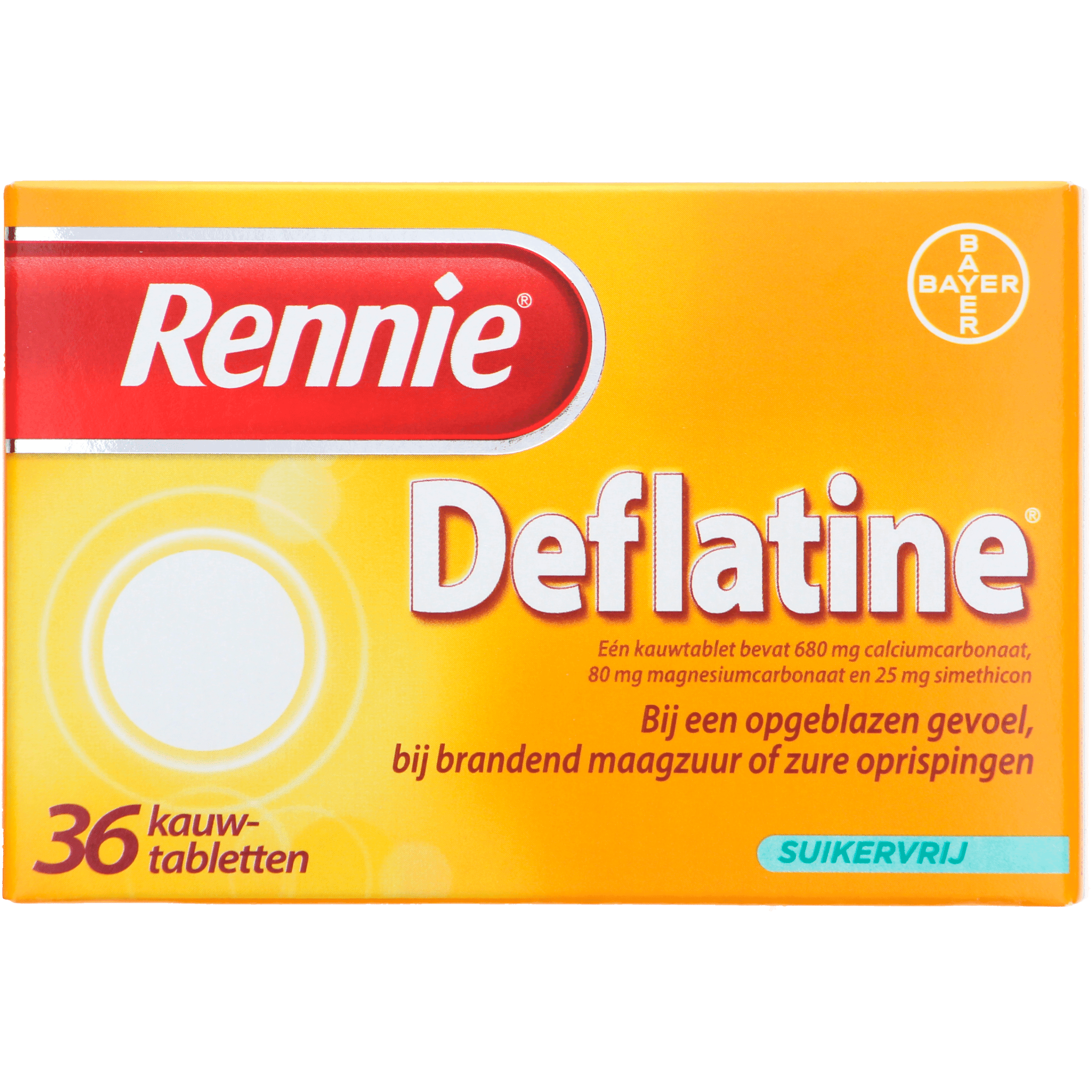 Rennie Deflatine kauwtablet