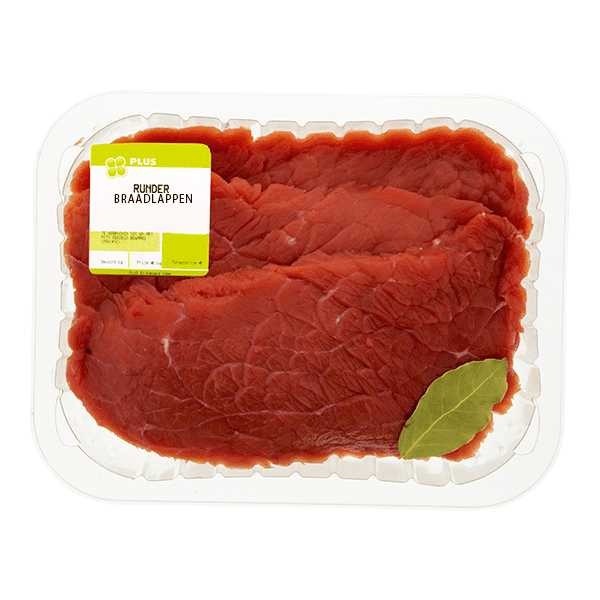 PLUS Runder braadlappen 3 stuks
