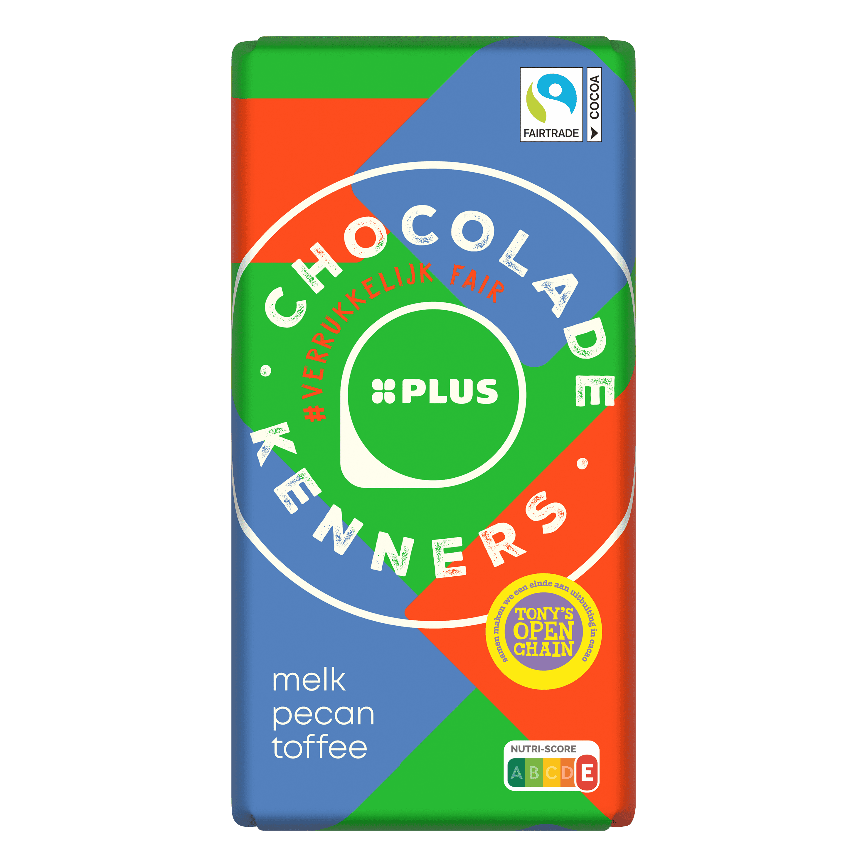 PLUS Chocoladereep melk toffee pecan FT