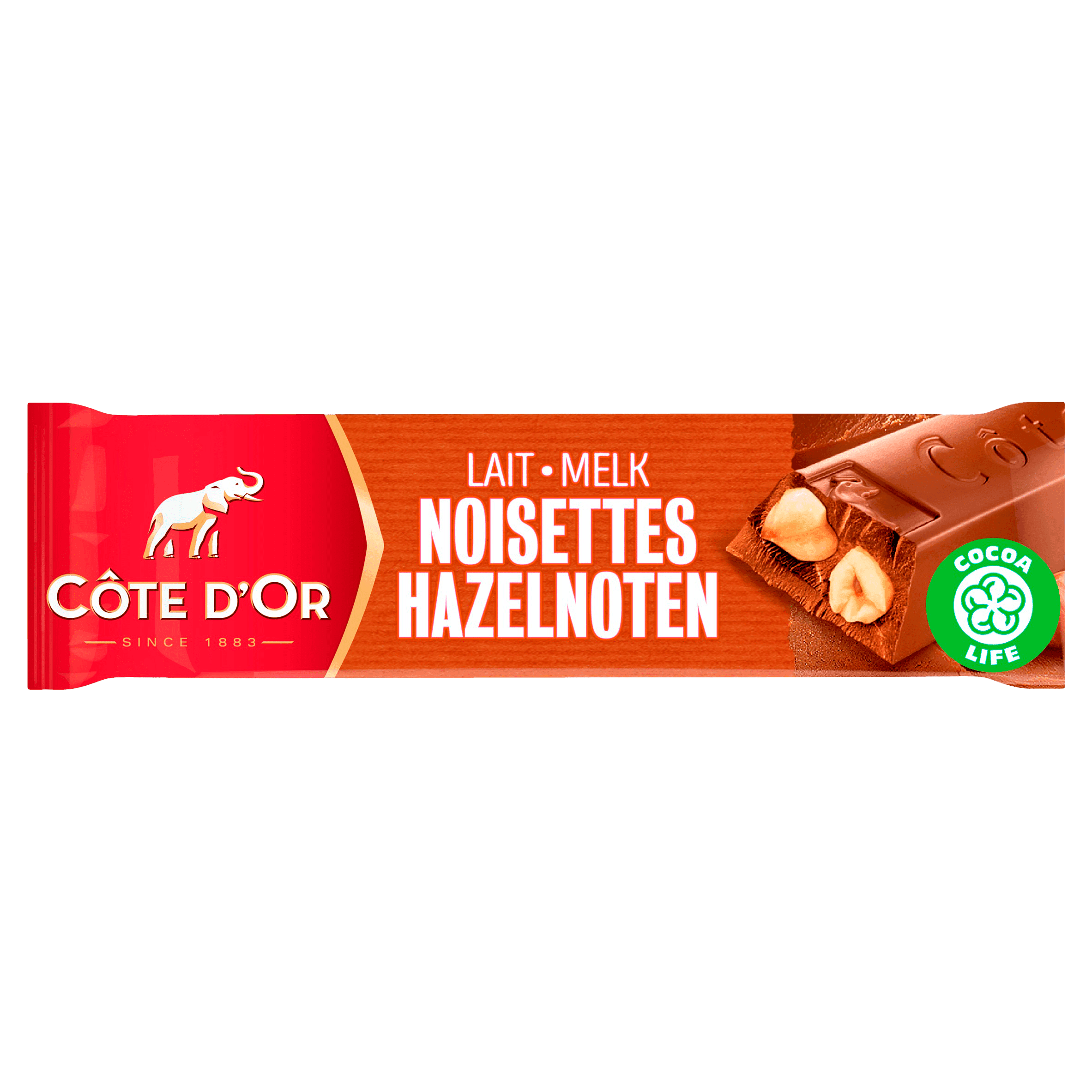 Côte d'Or Chocoladereep melk hazelnoten