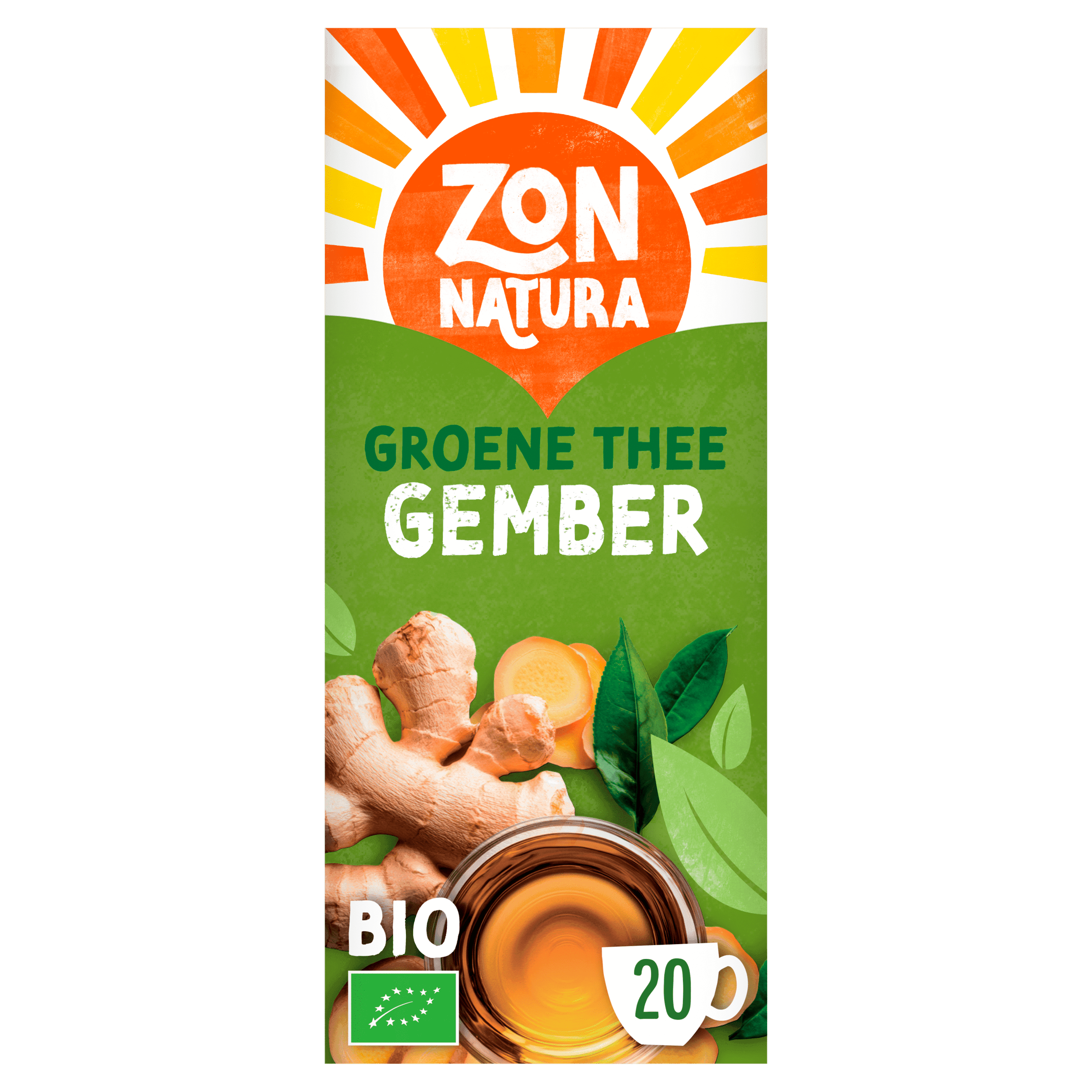 Zonnatura Groene thee gember