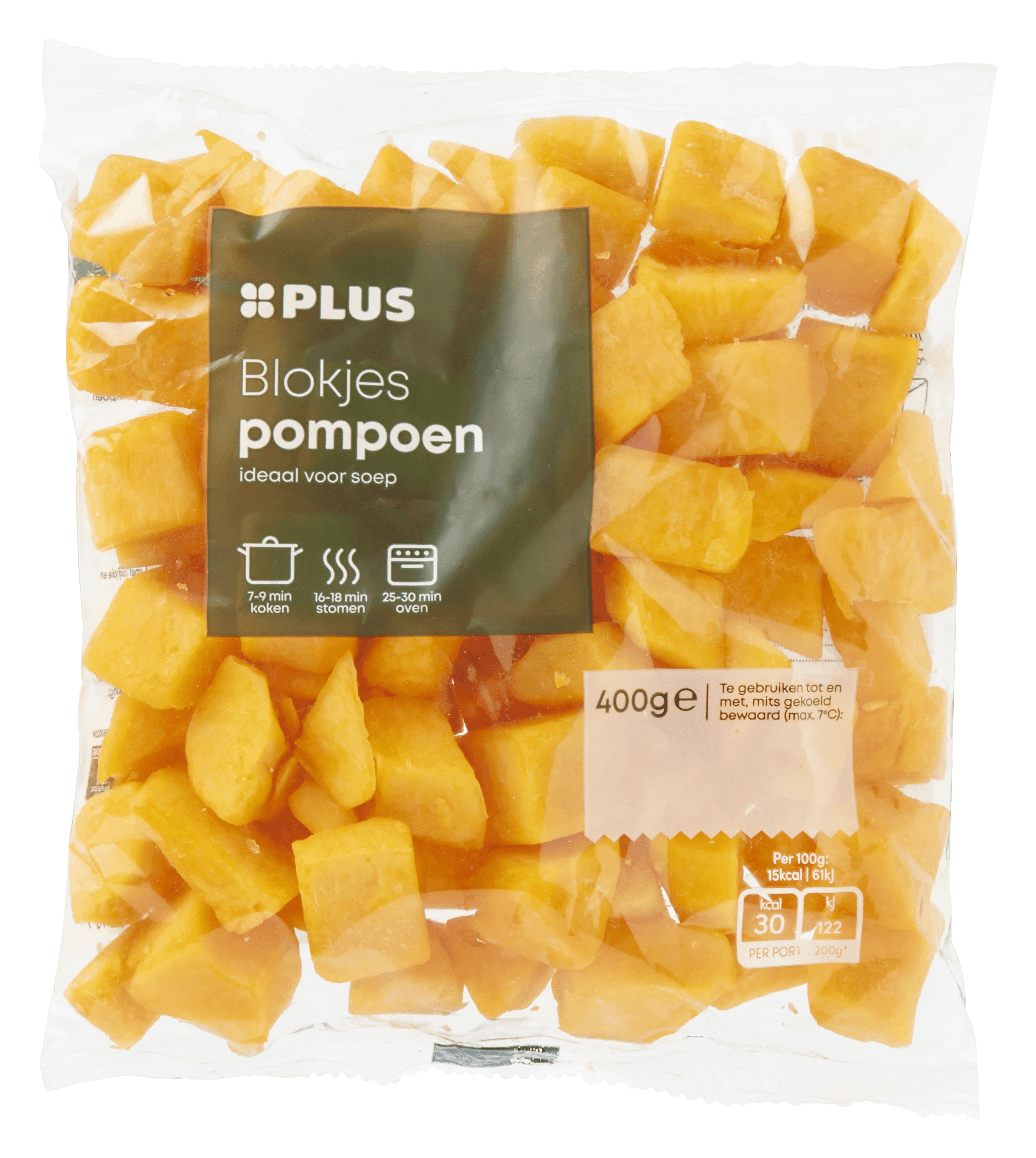 PLUS Pompoenblokjes