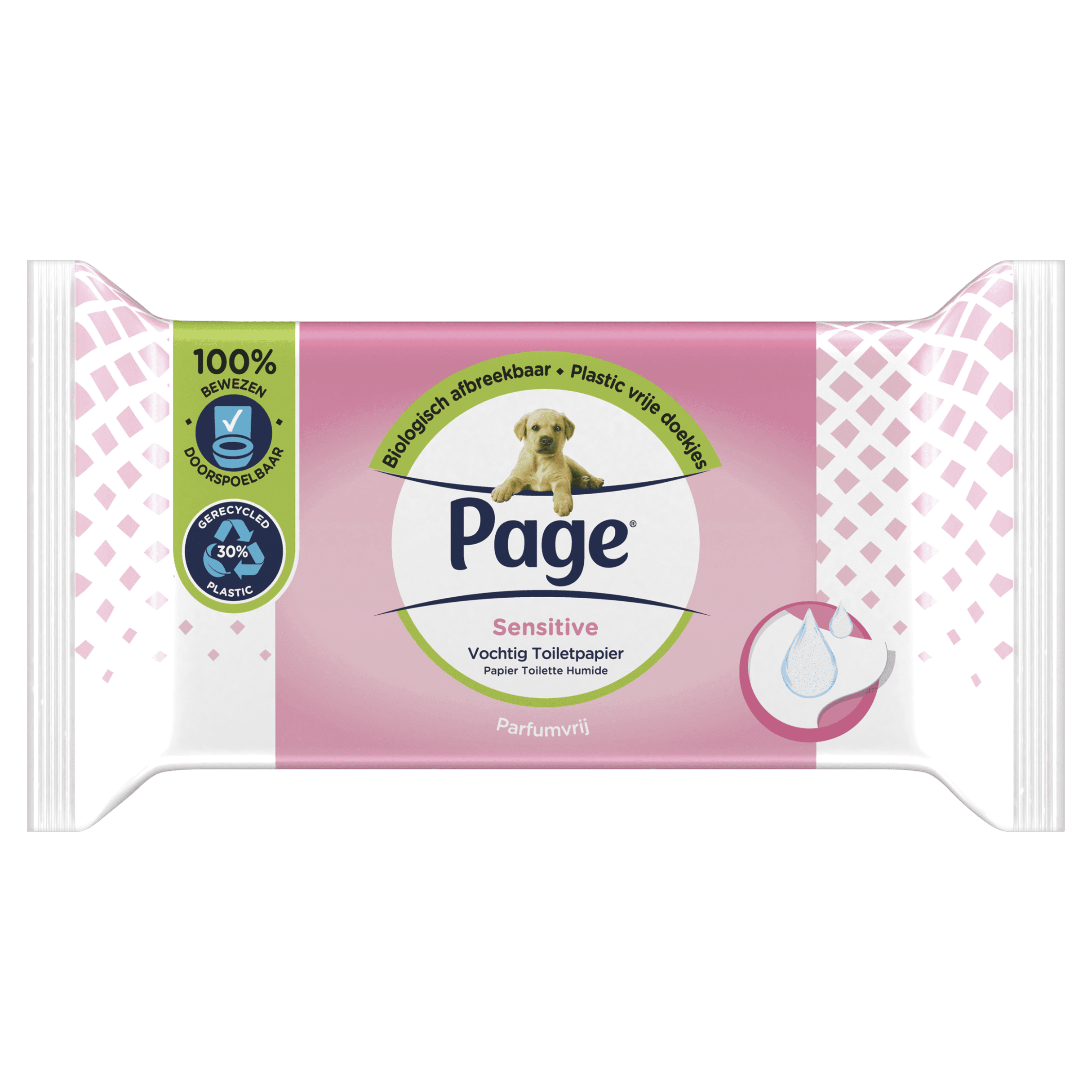 Page Sensitive vochtig toiletpapier