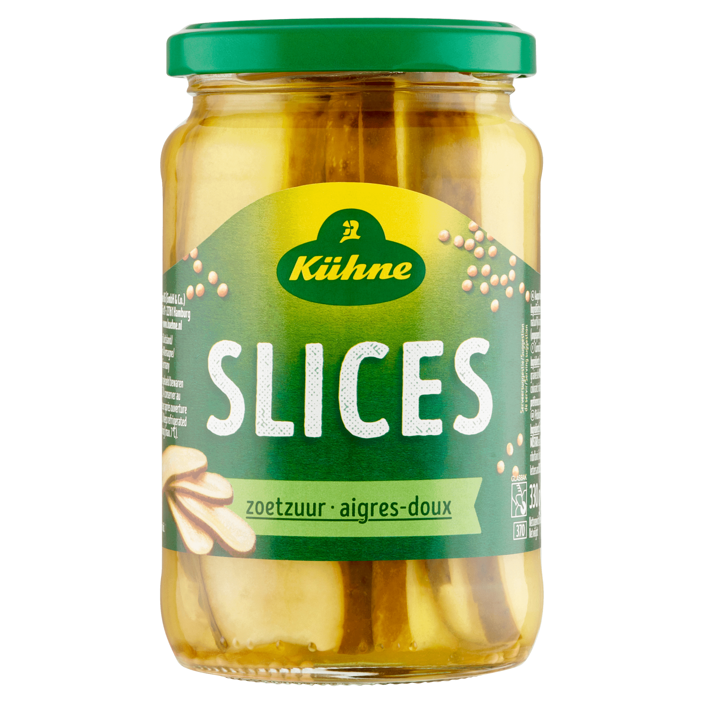 Kuhne Augurken slices zoetzuur