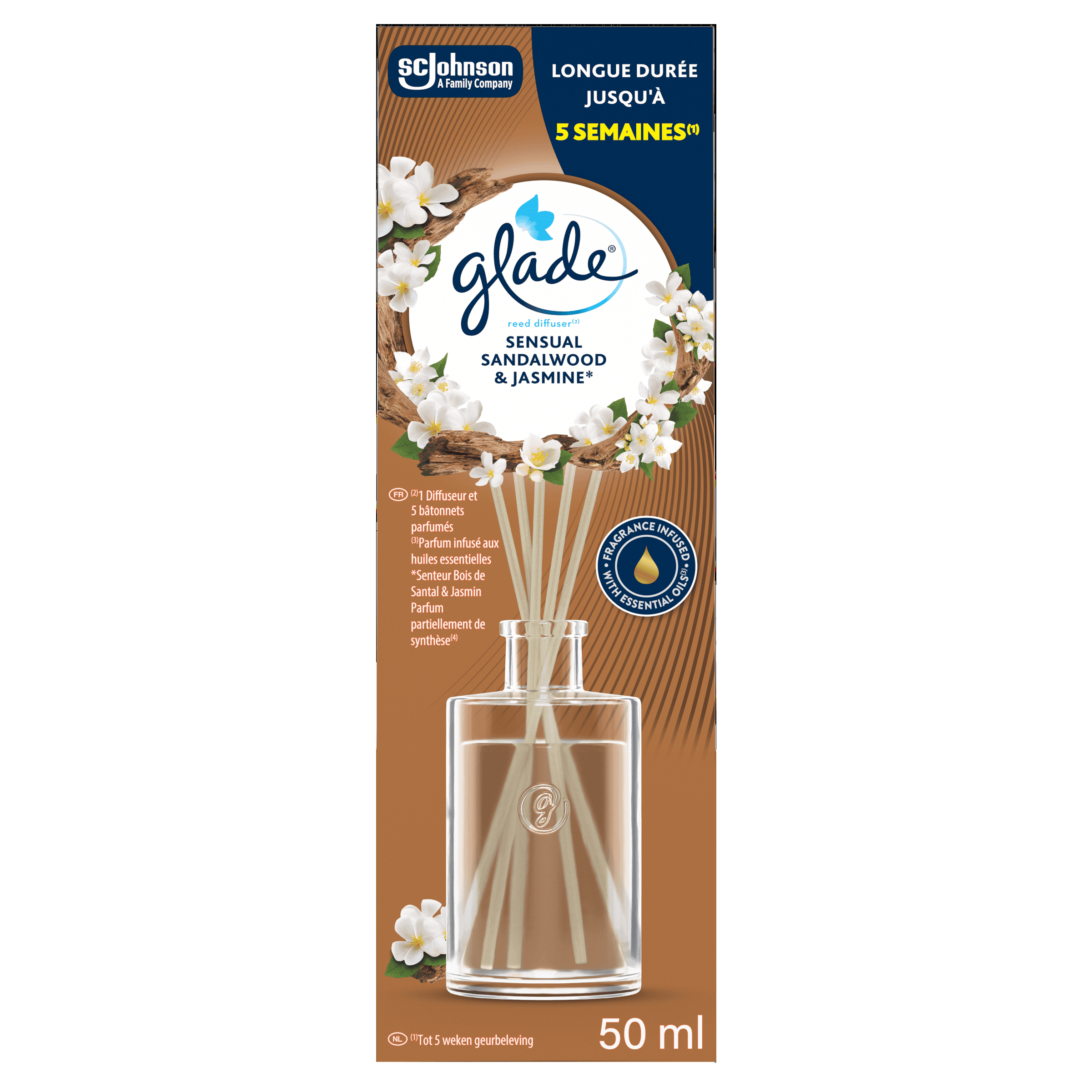 Glade Geurstokjes Sandalwood & Jasmine