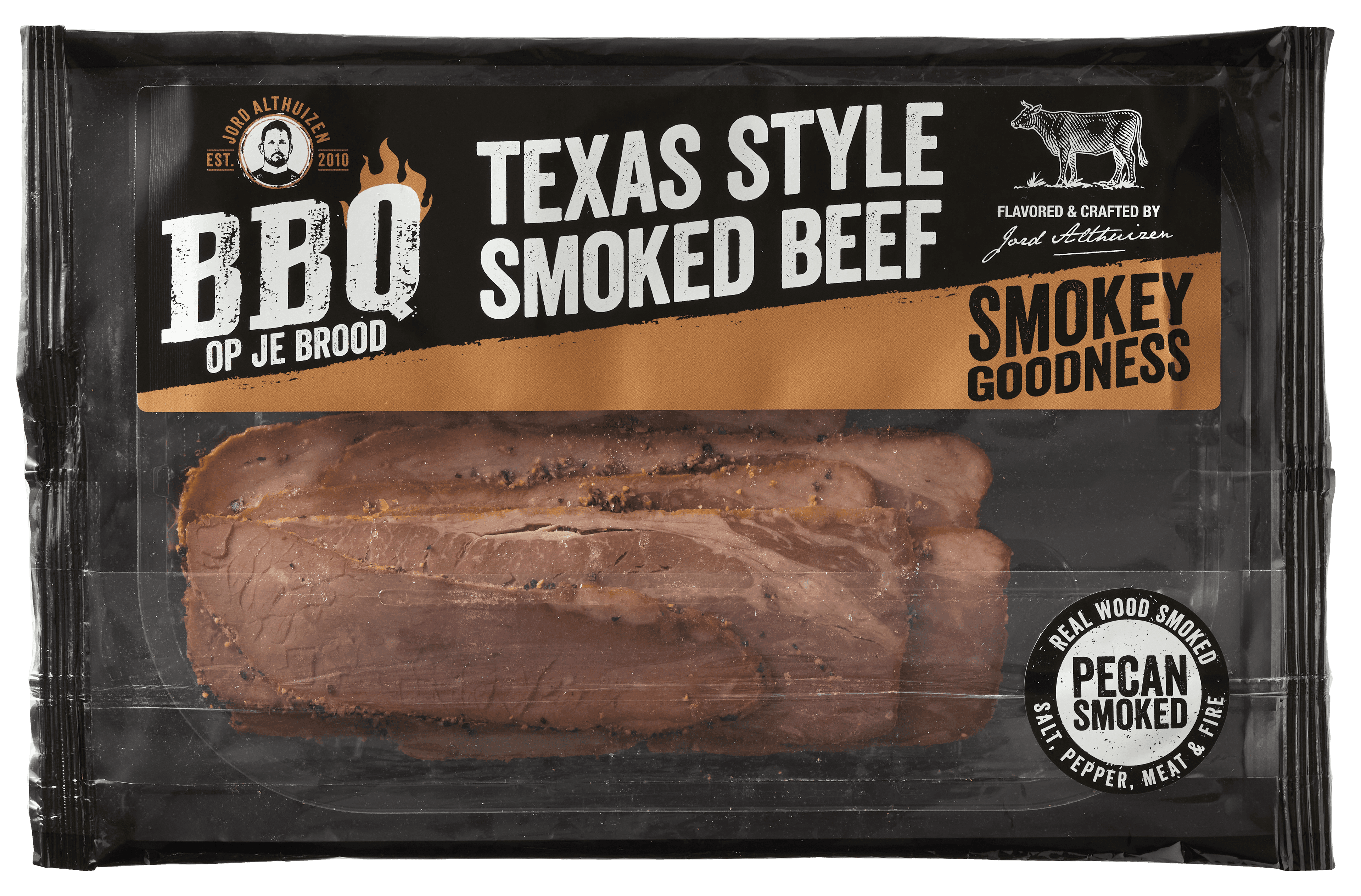 BBQ op je brood Texas style smoked beef