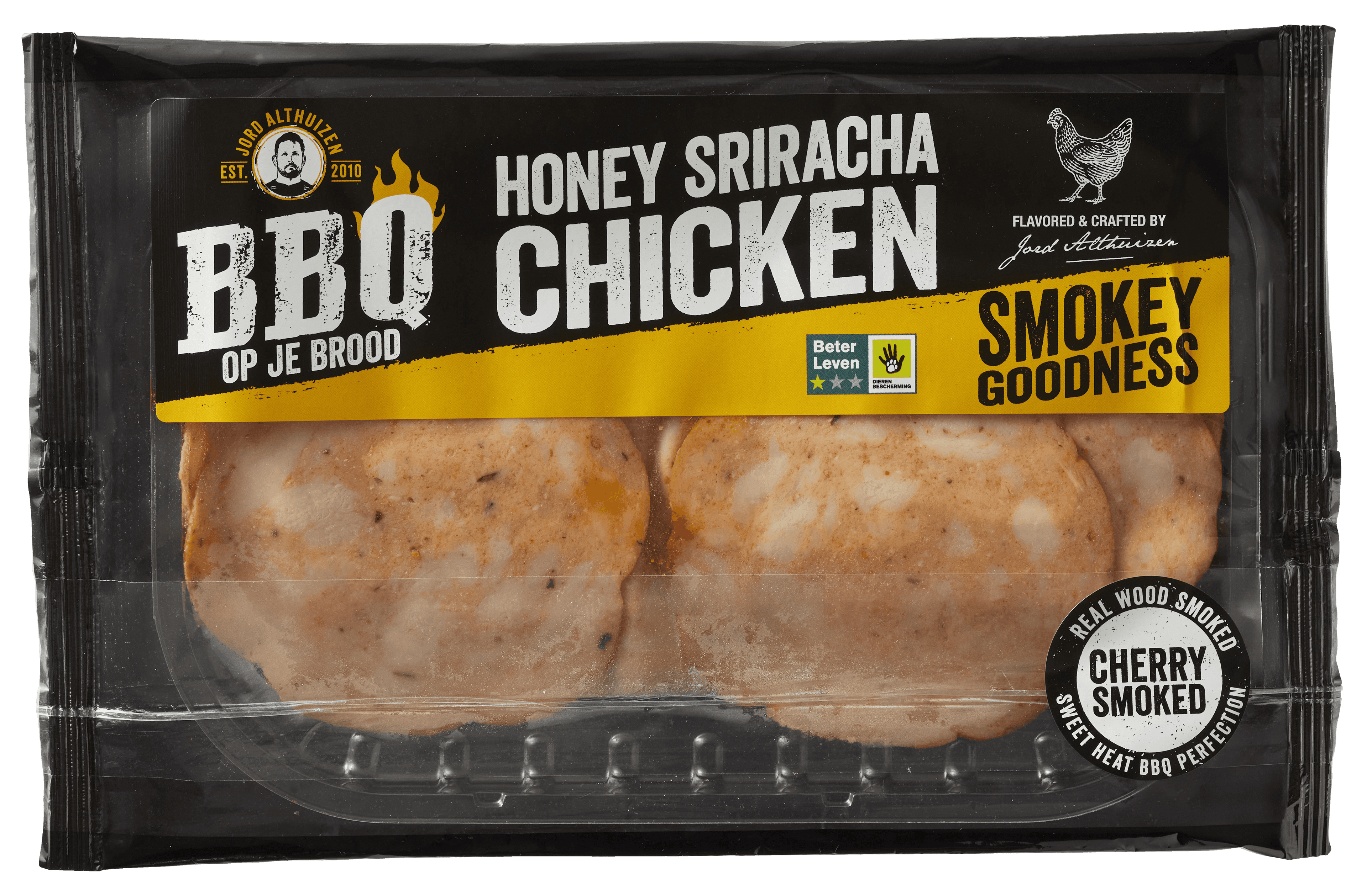 BBQ op je brood Honey Sriracha chicken