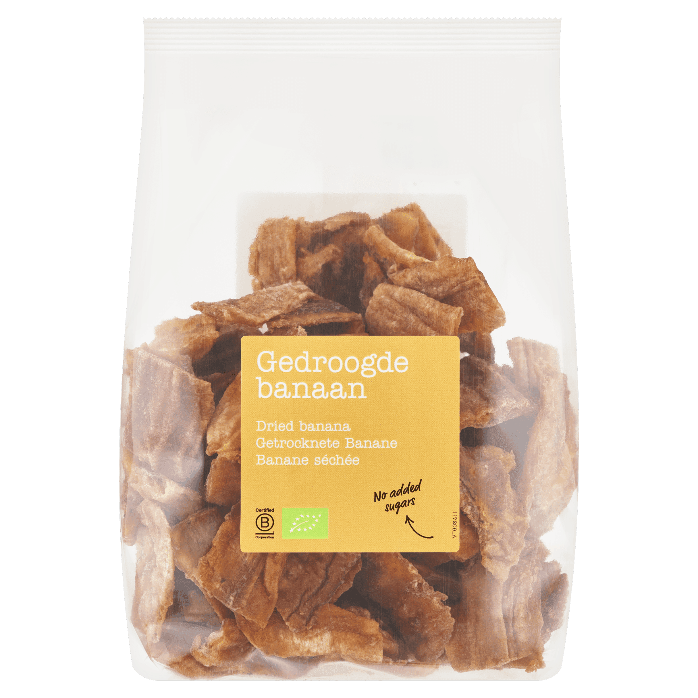 Smaakt Banaan gedroogd 250g bio