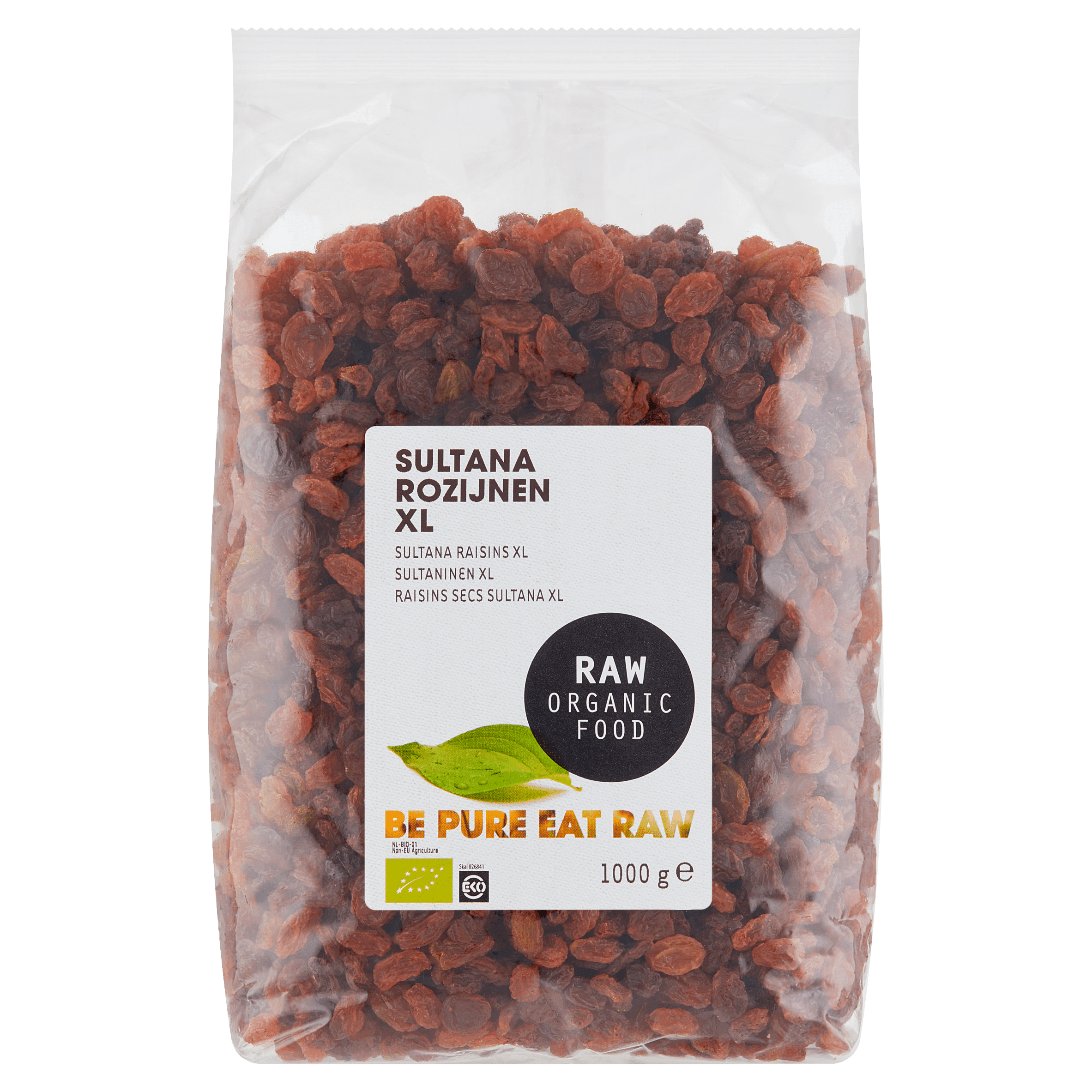 Raw Organic Food Sultanarozijnen RAW bio