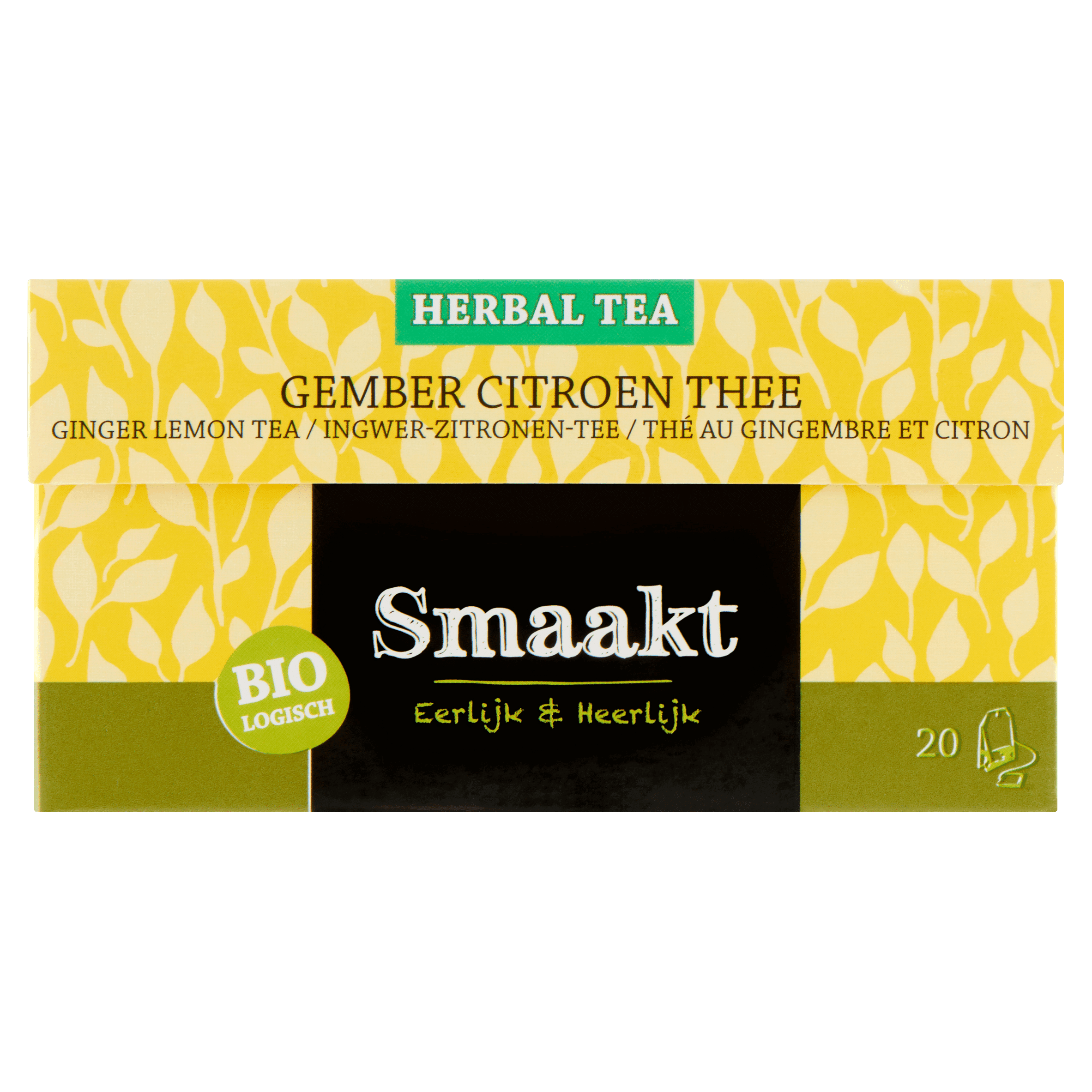 Smaakt Gember-citroenthee bio