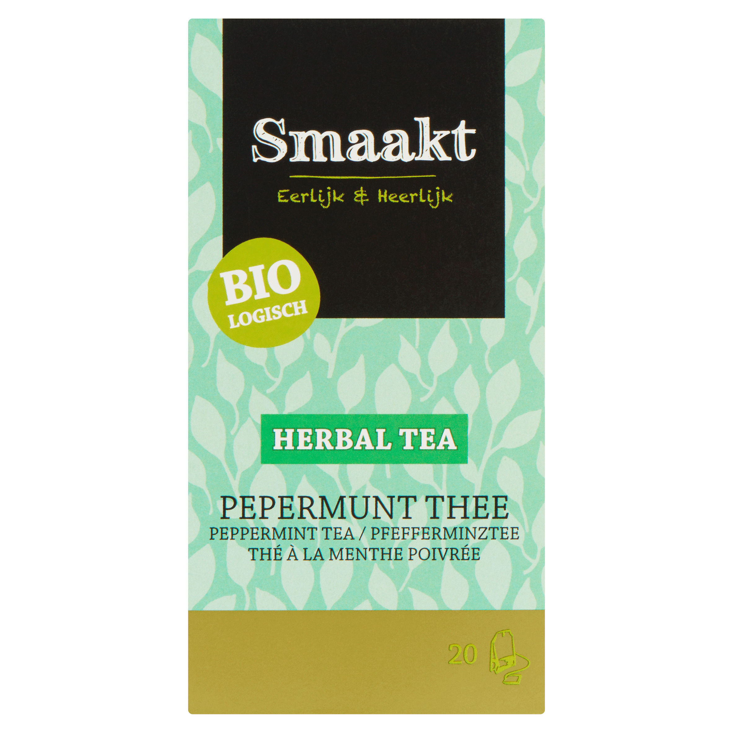 Smaakt Pepermuntthee bio