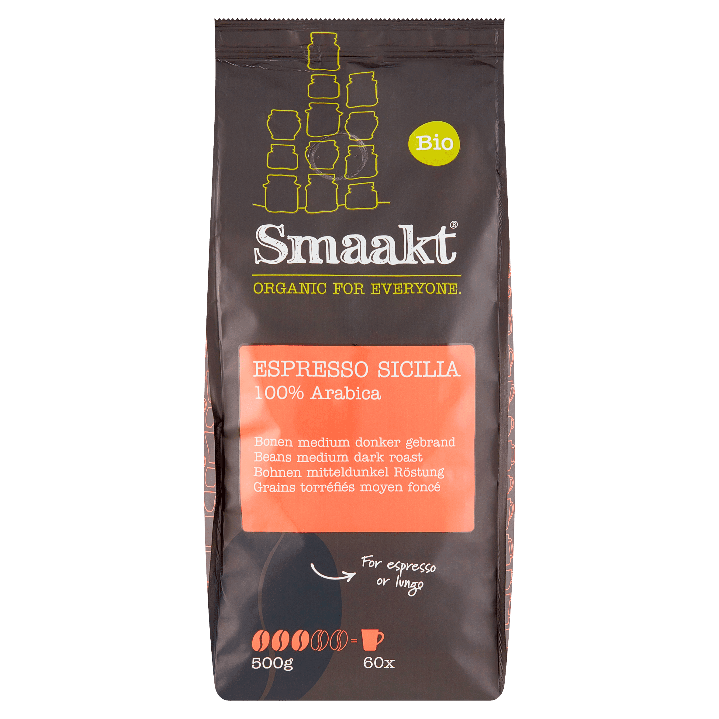 Smaakt Espresso Sicili bio