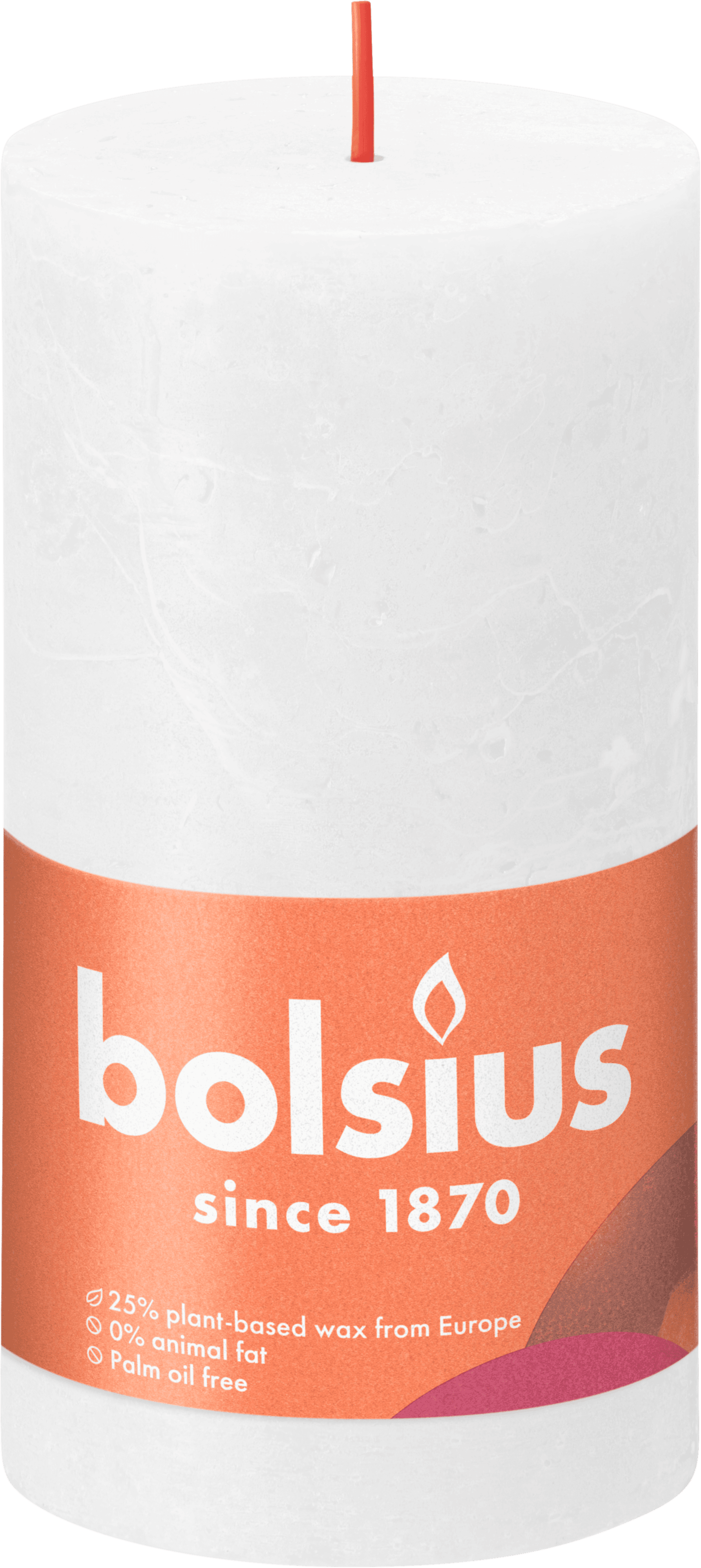 Bolsius Rustiek Shine 13cm Cloudy White