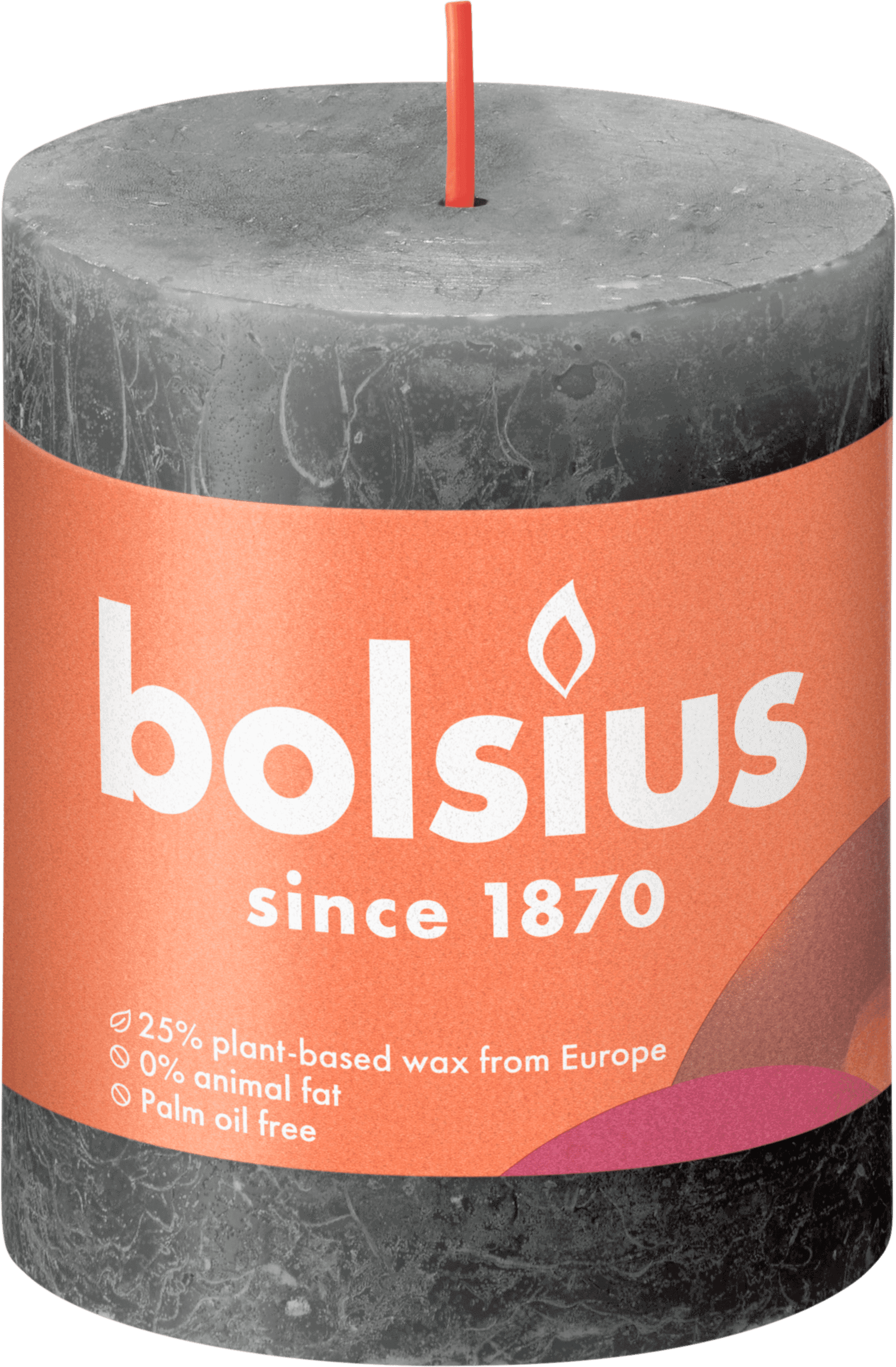 Bolsius Rustiek Shine 8cm Stormy Grey