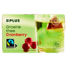 PLUS Groene Thee Cranberry Fairtrade