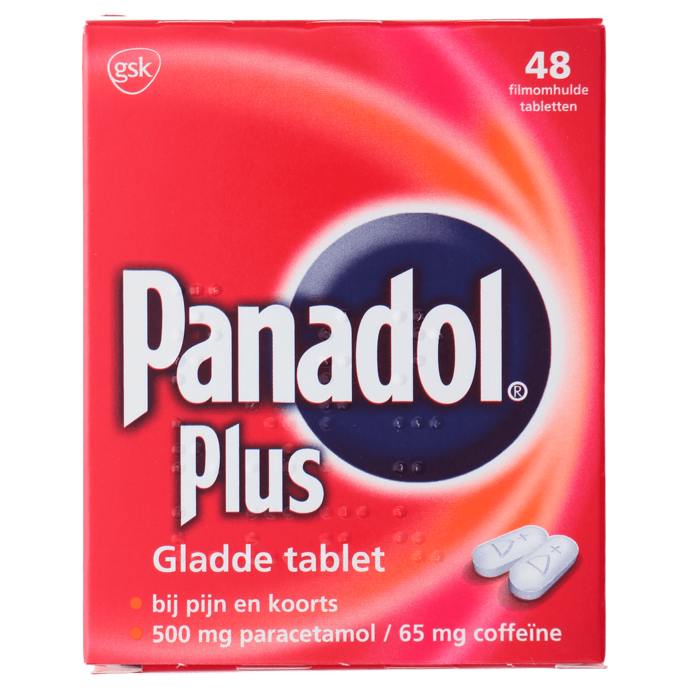 Panadol Plus Coffeine 500mg Tablet Glad