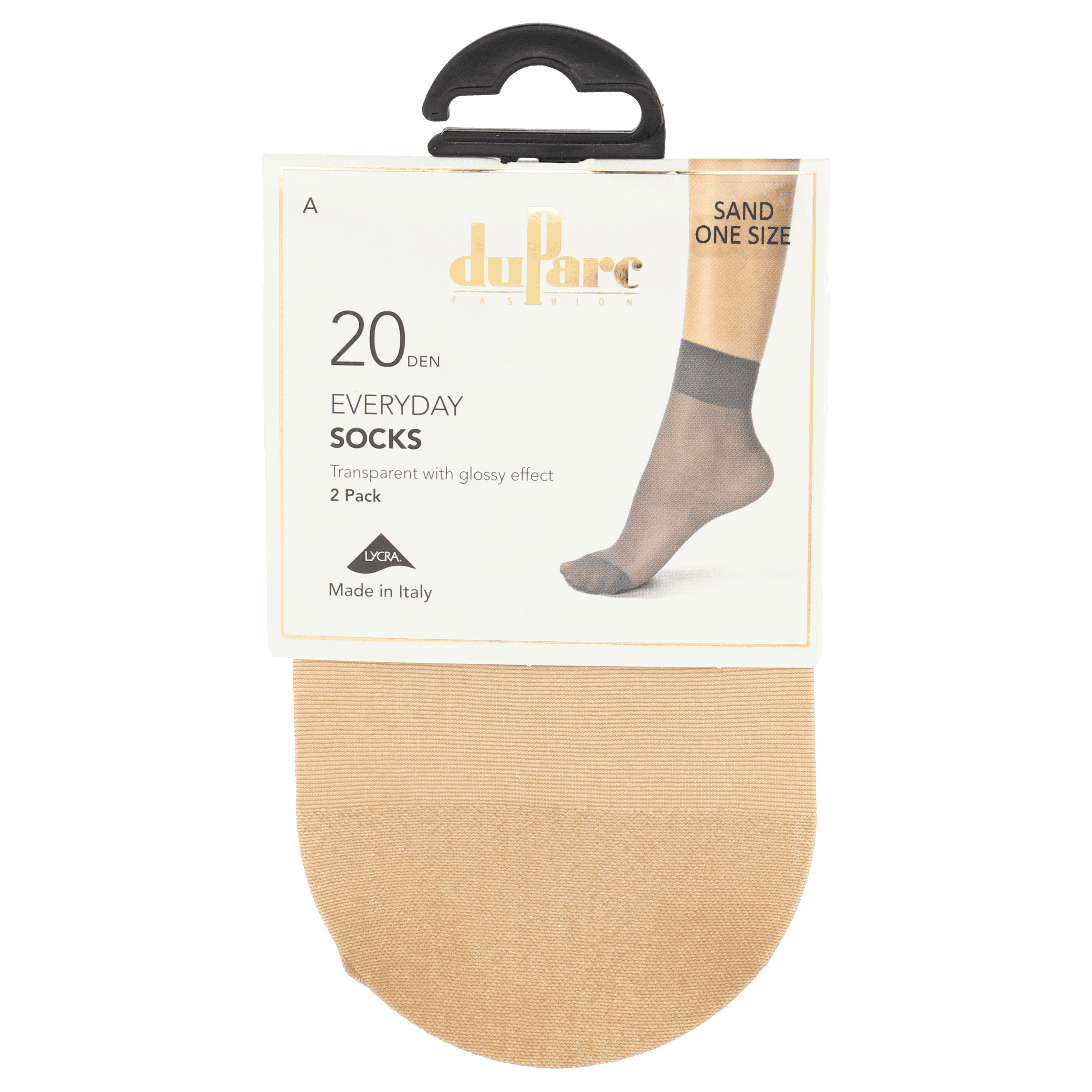 DuParc Sok Lycra 20D sand 2p