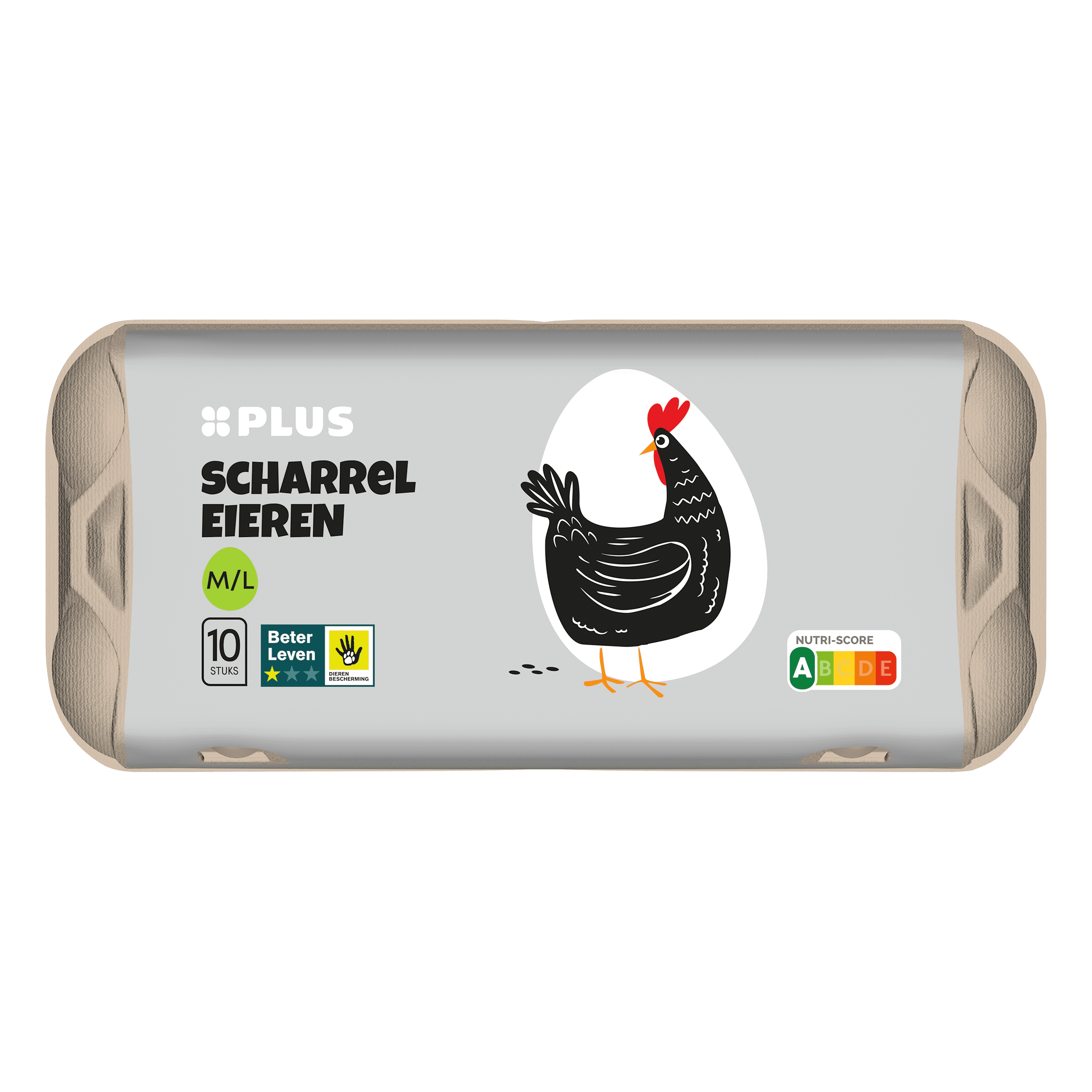 PLUS Scharreleieren M/L 10ST