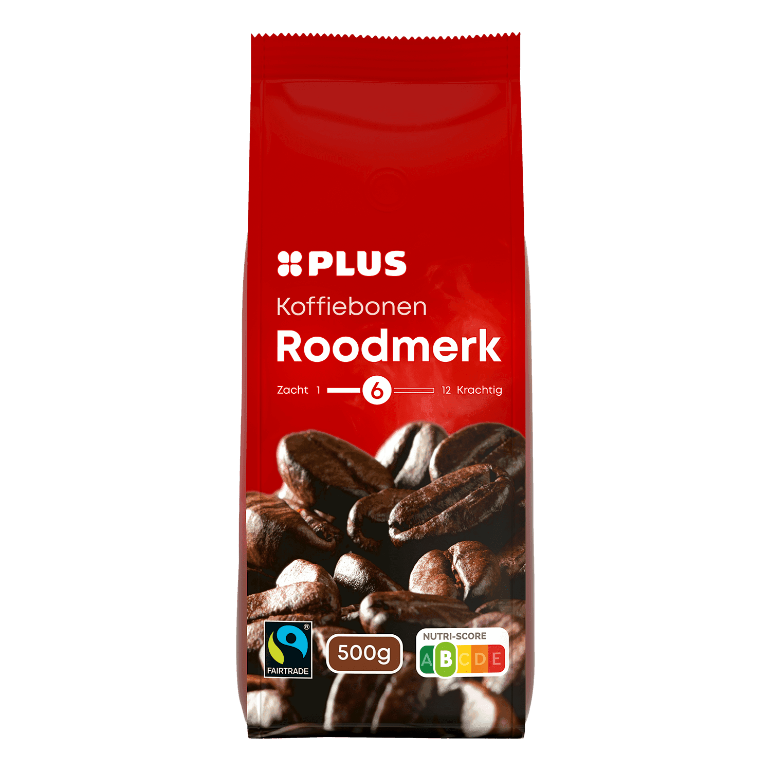 PLUS Koffiebonen Roodmerk Fairtrade
