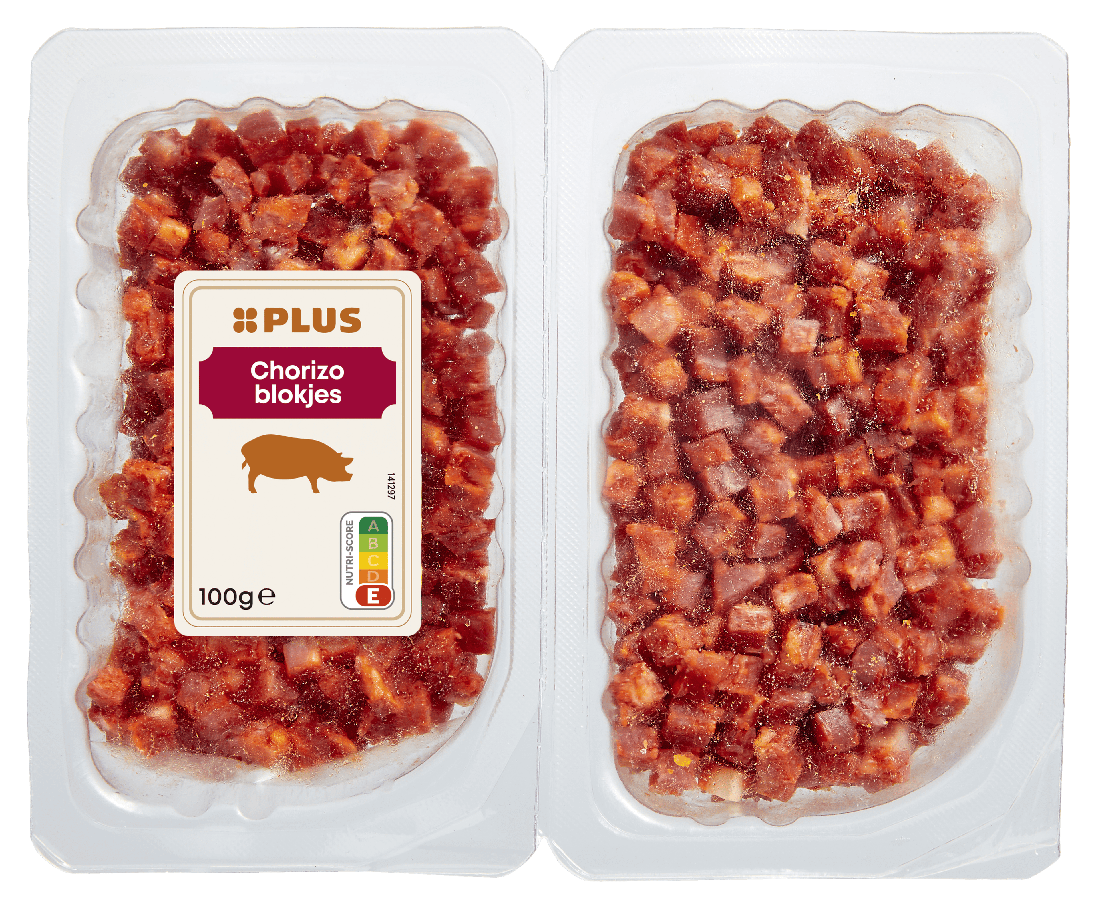PLUS Chorizo blokjes