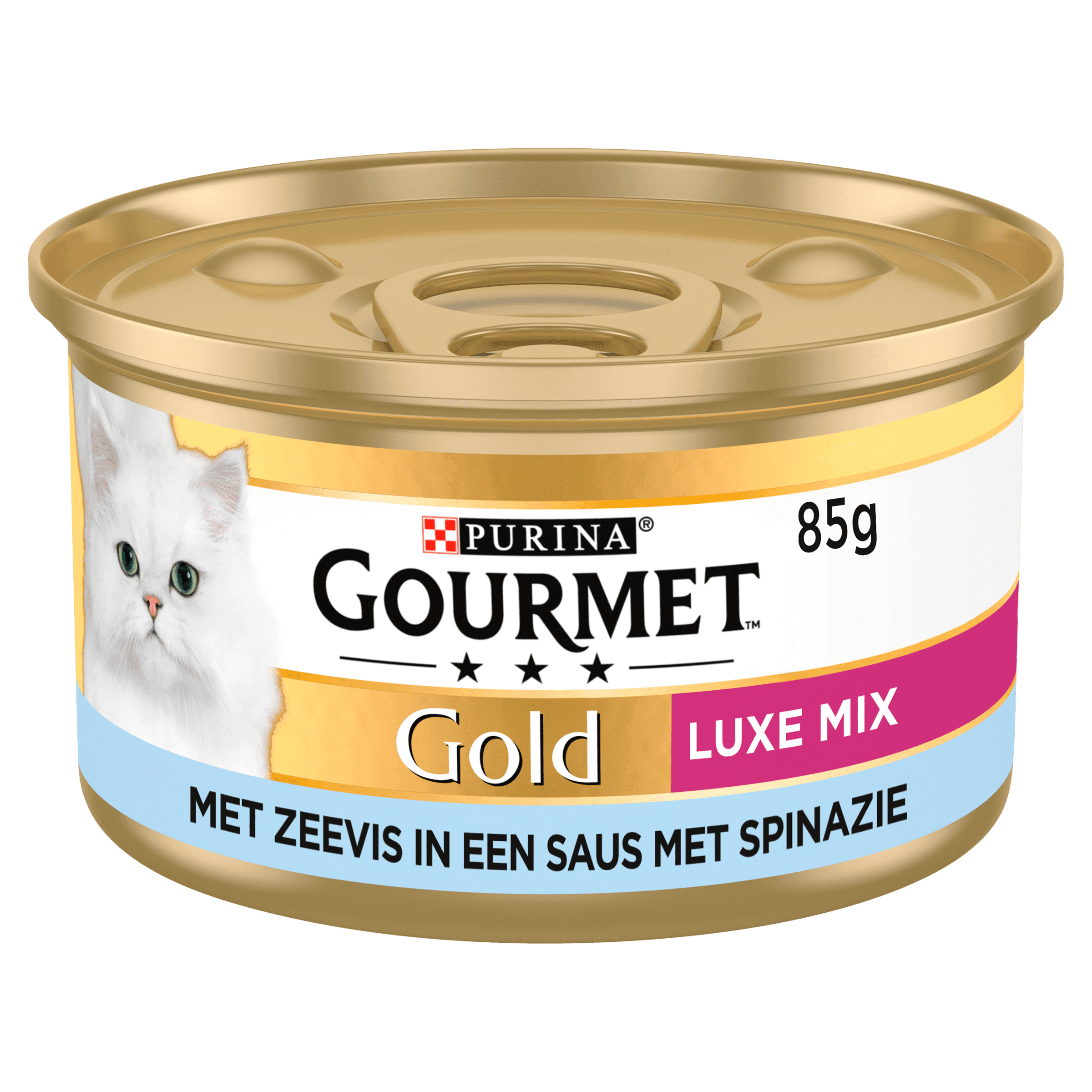 Gourmet Gold Luxe mix kattenvoer nat zeevis
