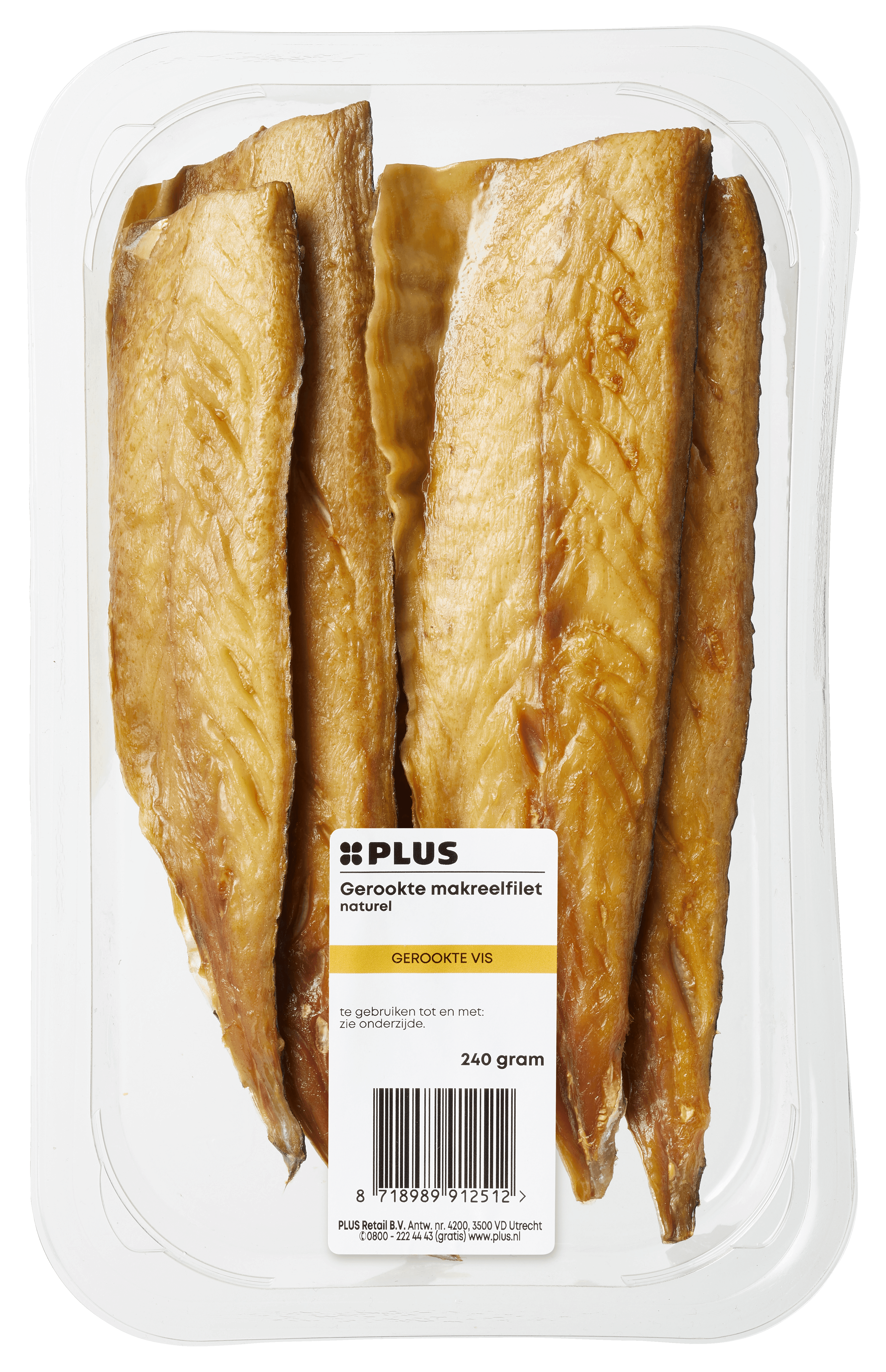 PLUS Gerookte makreelfilet
