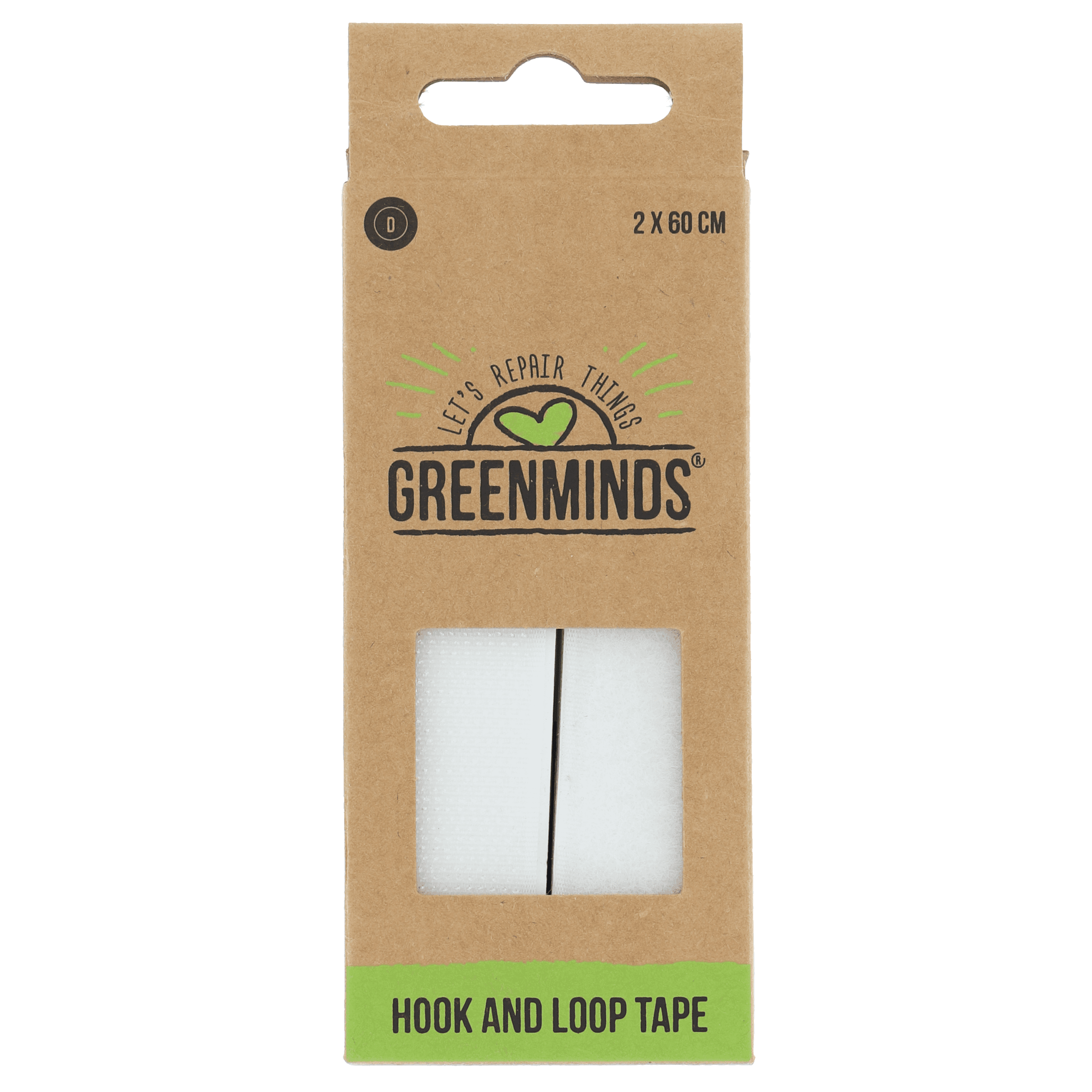 Greenminds Klitteband Zelfkleven Wit 60cm