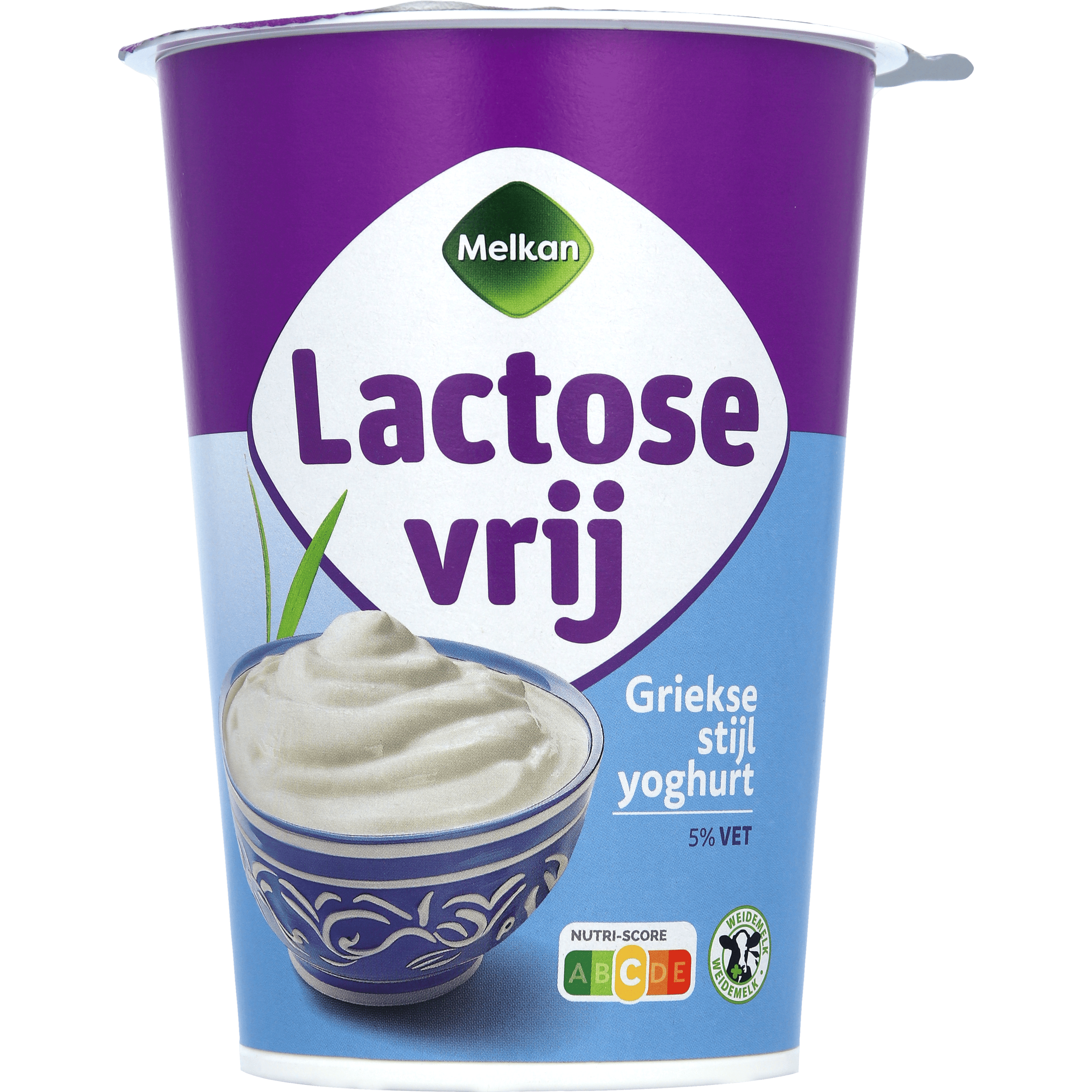 Melkan Griekse yoghurt 5% lactose vrij