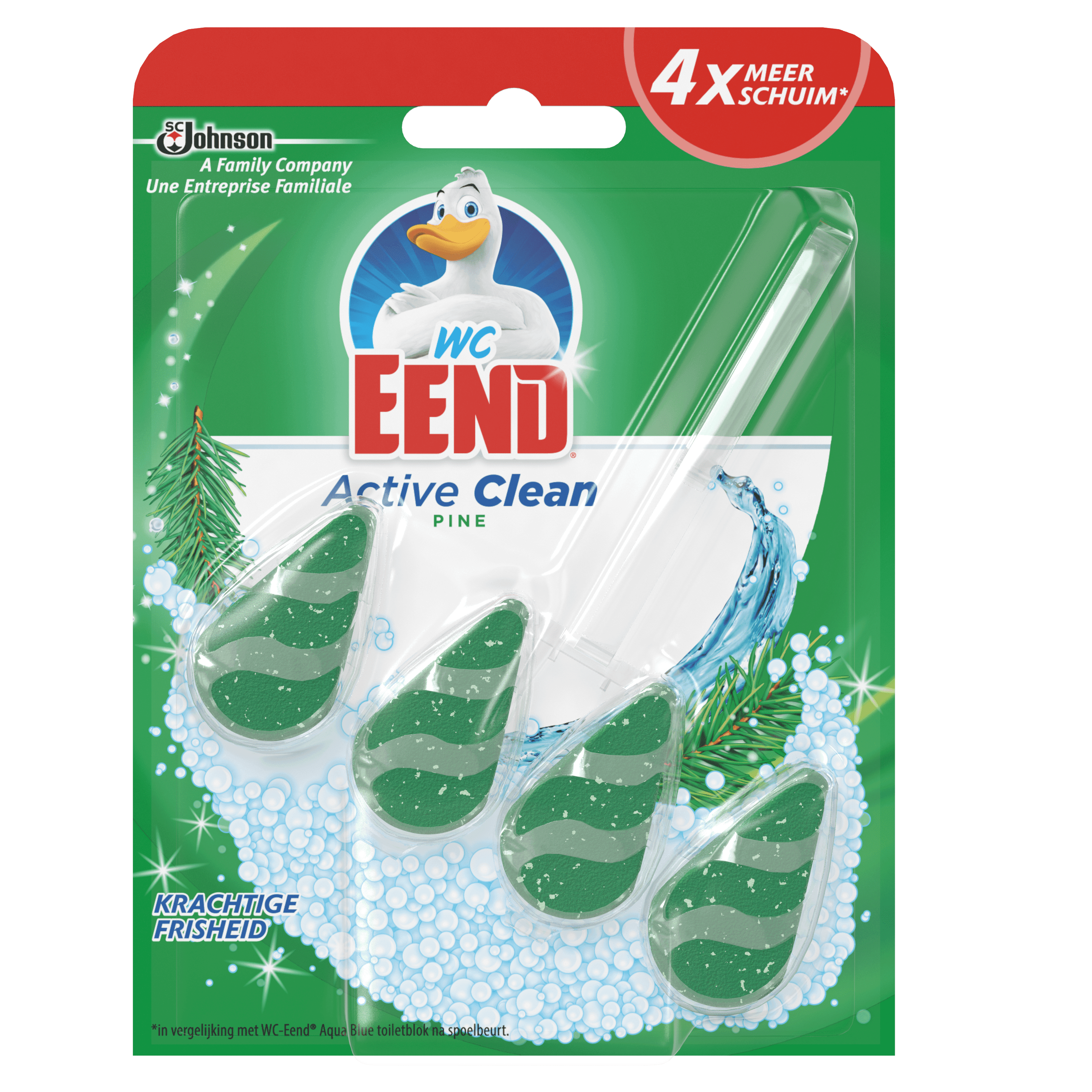 Wc Eend Toiletblok active clean pine