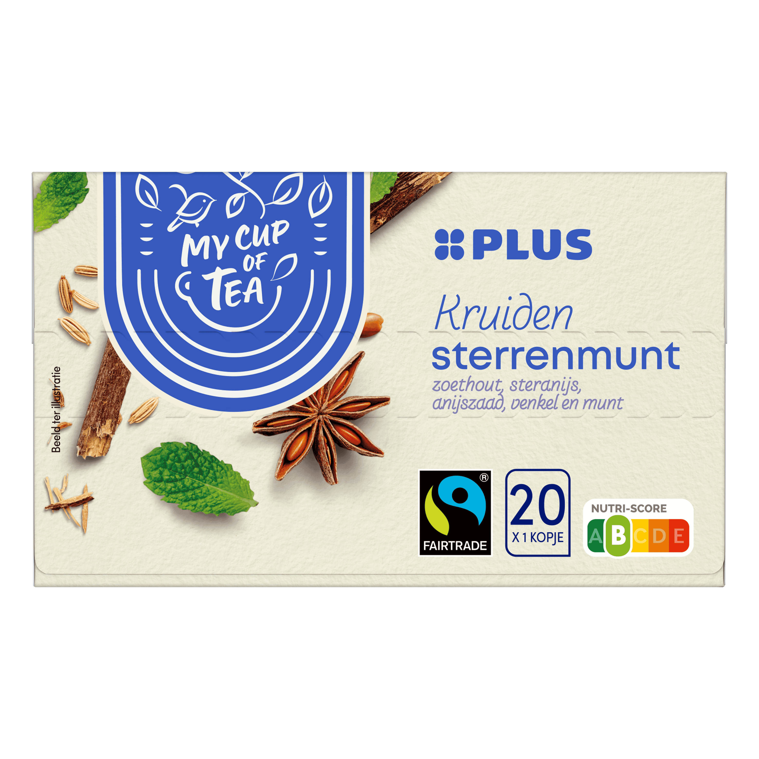 PLUS Sterrenmunt thee 1.5 gram