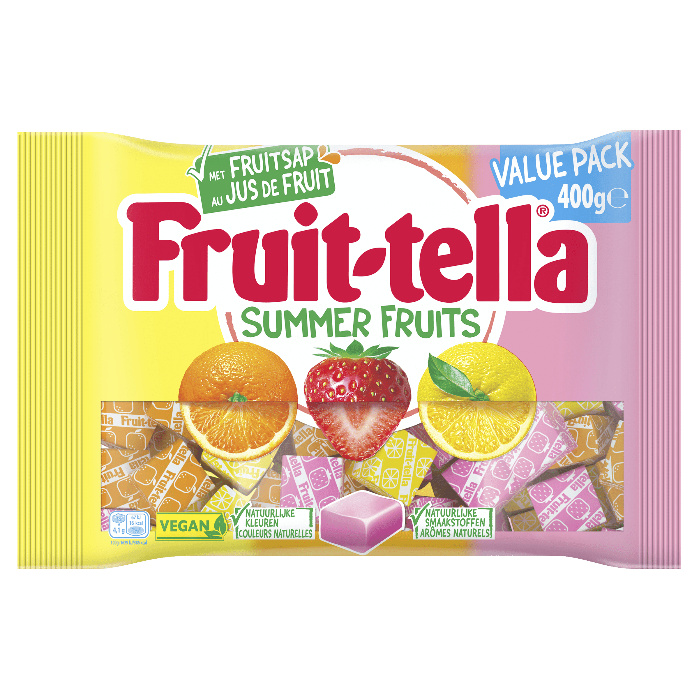 Fruittella Fruity summerfruits vegan