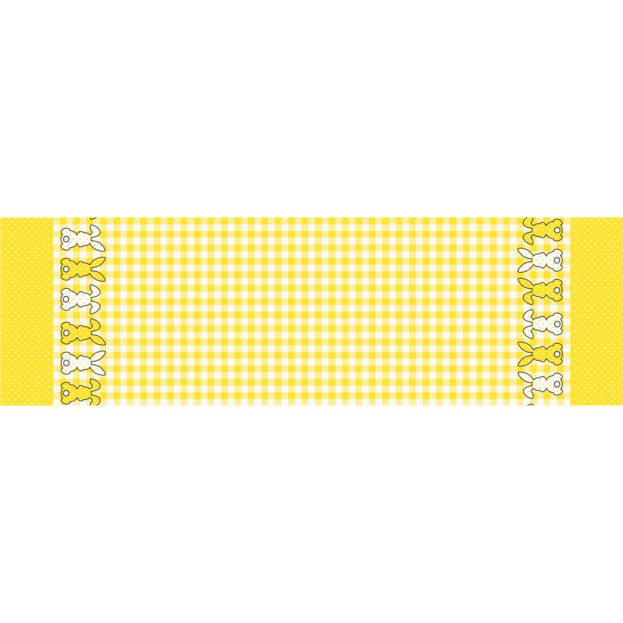 Feestelijk PLUS Pasen Tafellaken Haasjes Ruit