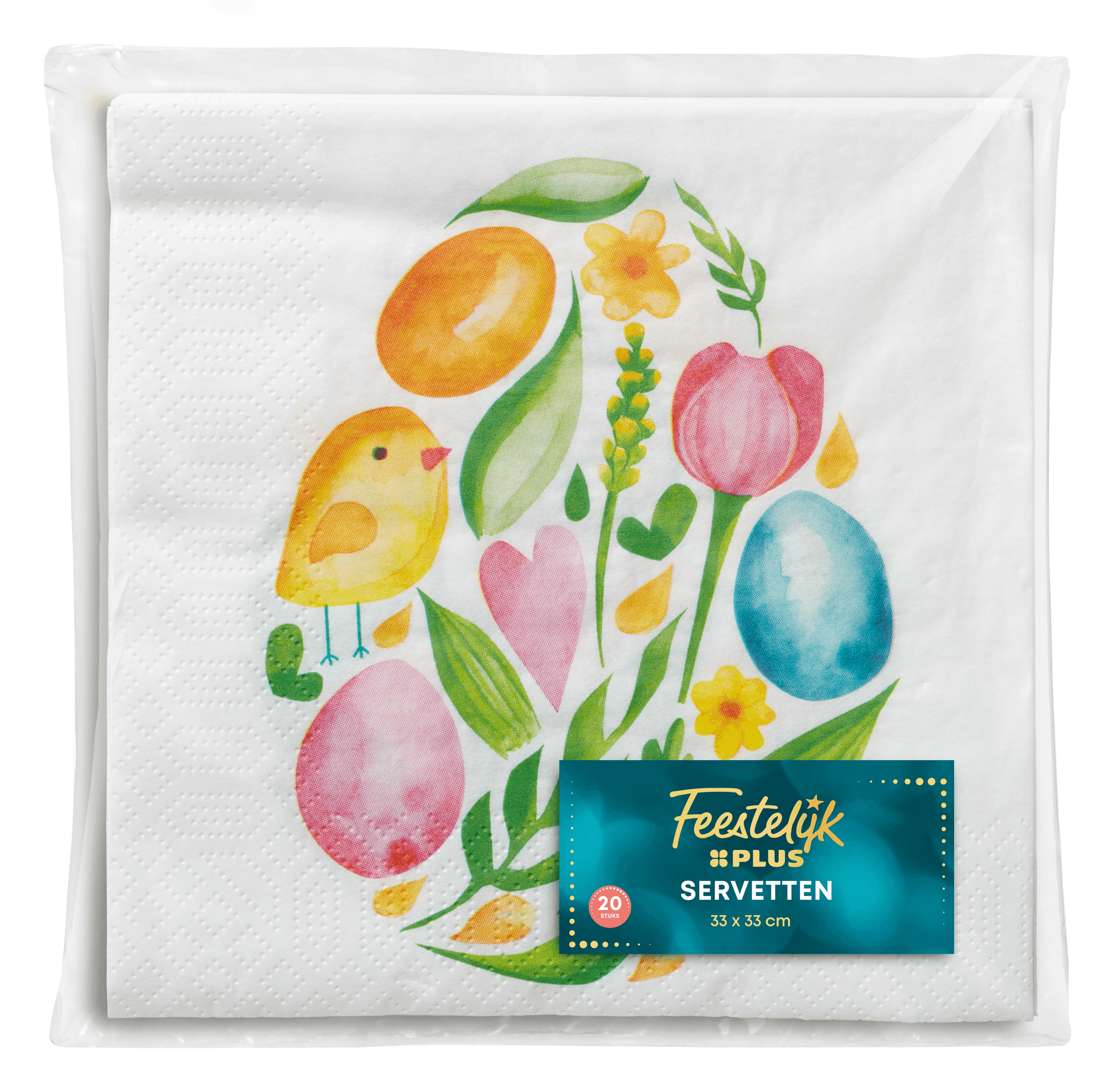Feestelijk PLUS Pasen servet Lente Ei