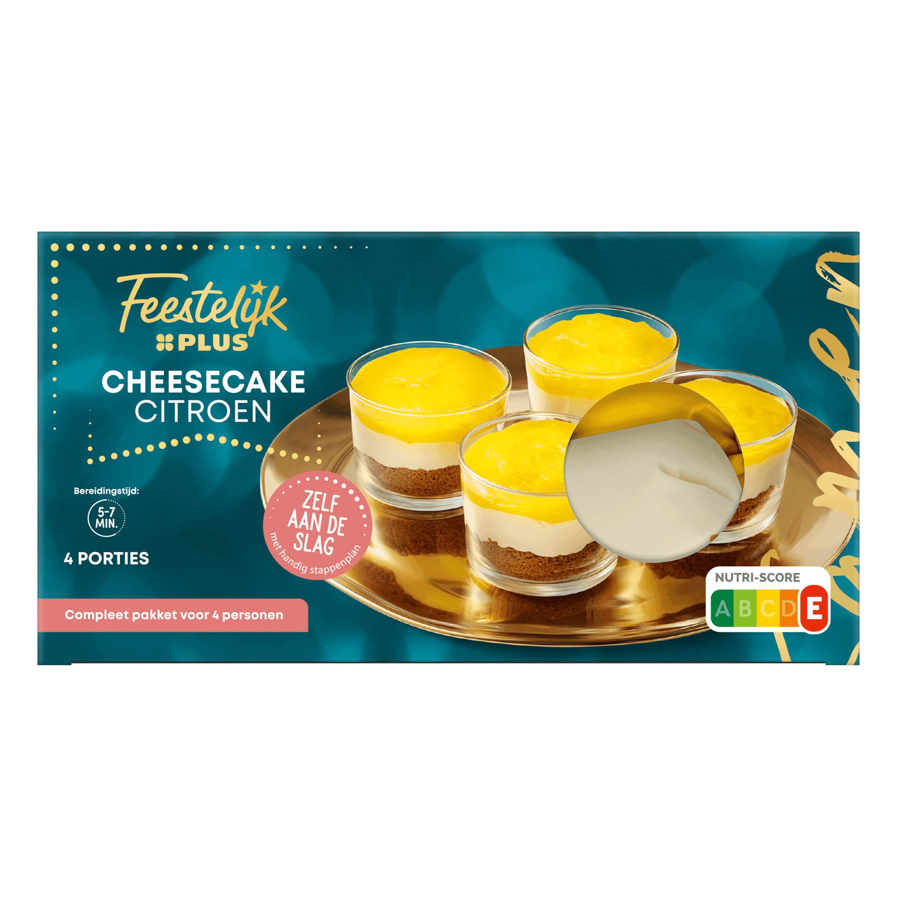 Feestelijk PLUS DIY kit dessert cheesecake citroen