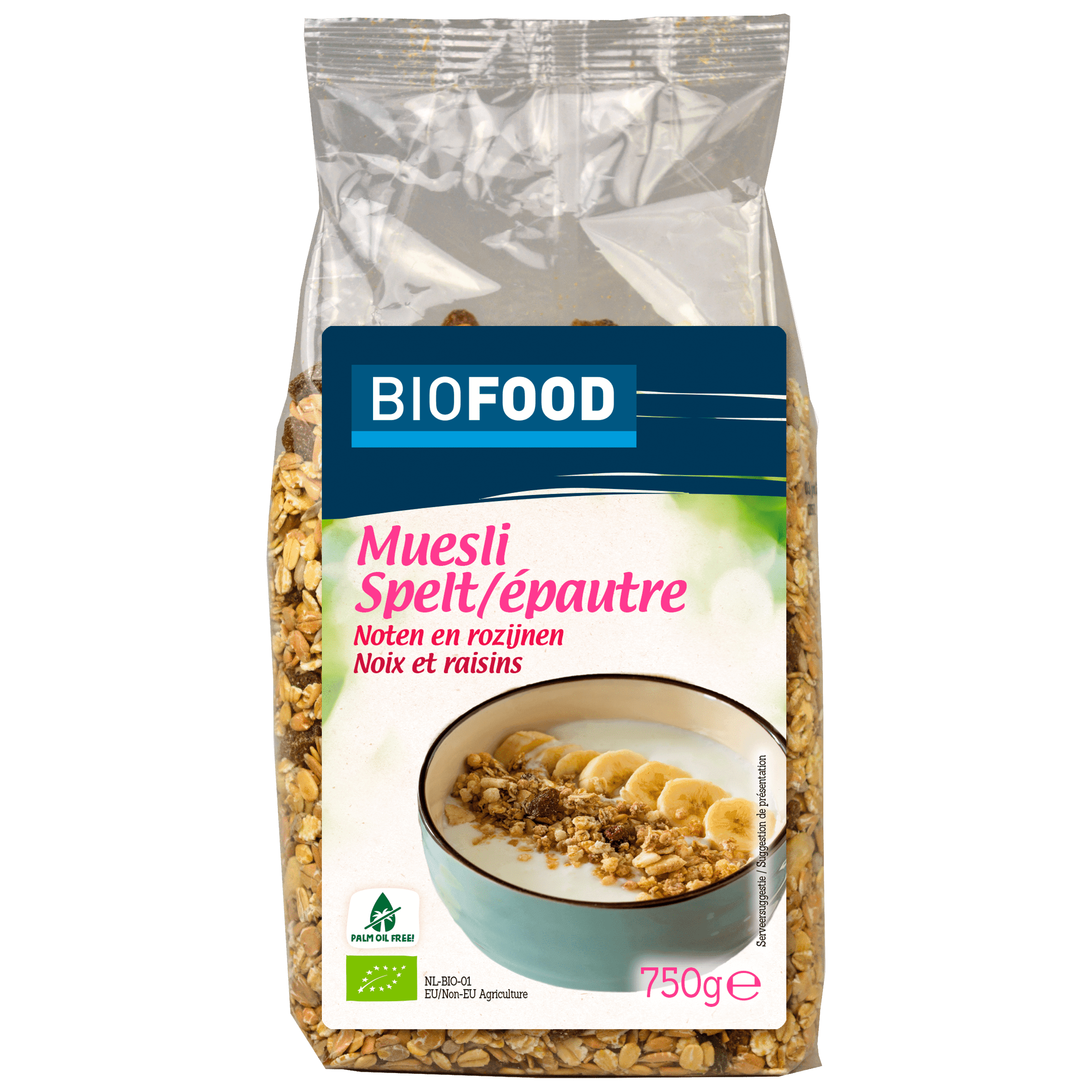 Biofood Speltmuesli noten rozijnen bio