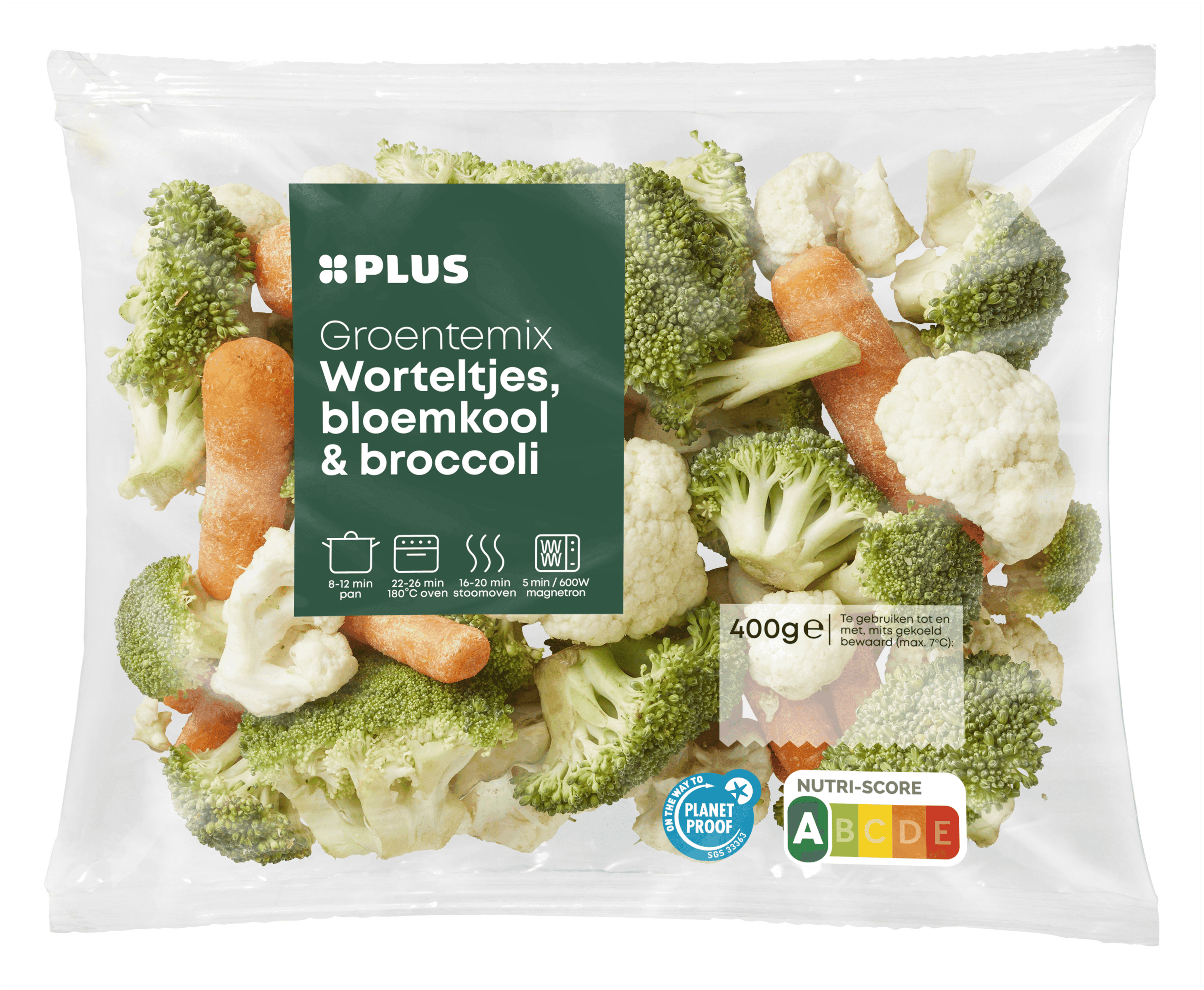 PLUS Groentemix broccoli wortel bloemkool