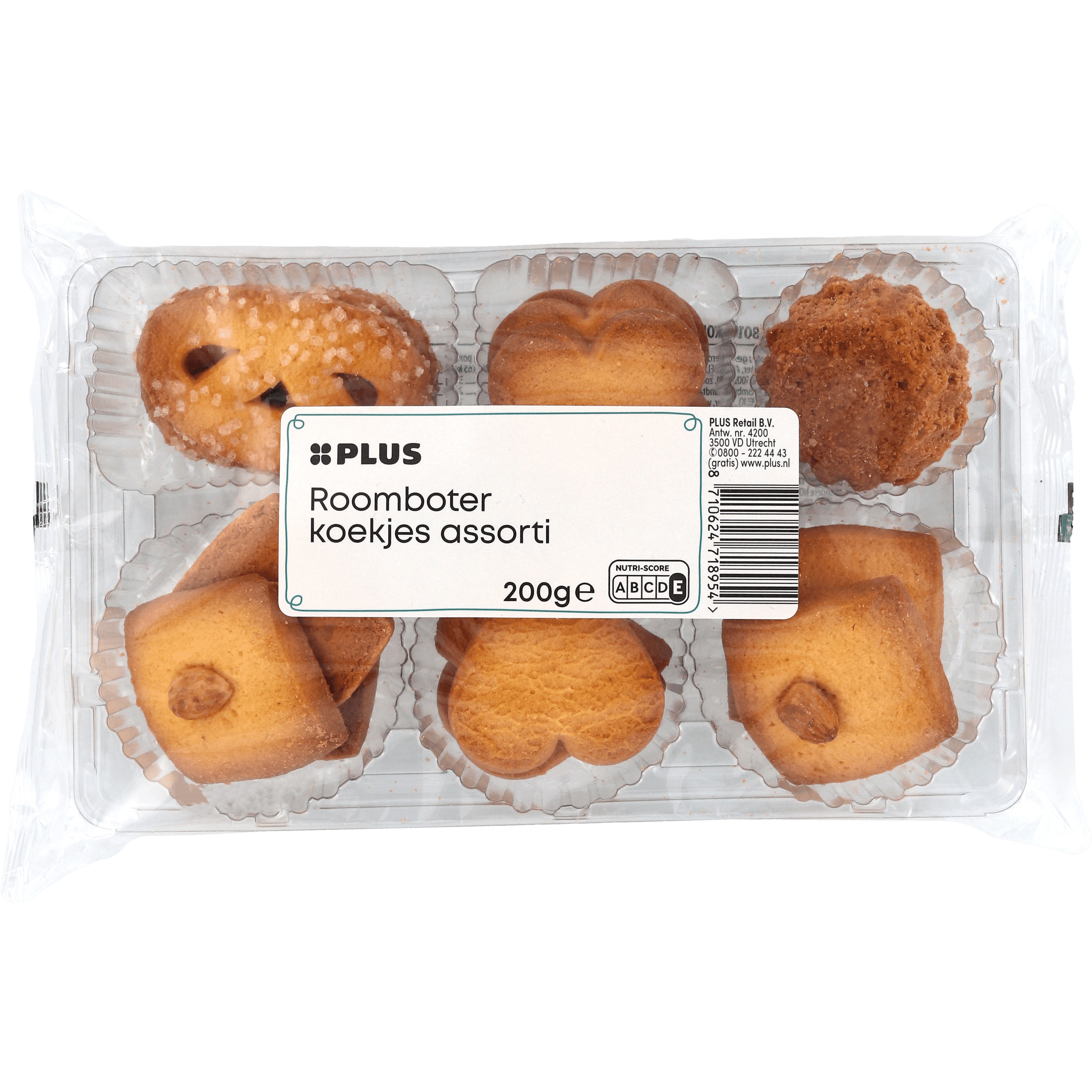 PLUS Koekjes assorti roomboter