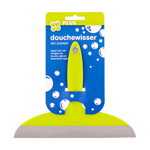 PLUS Douchewisser met zuignap