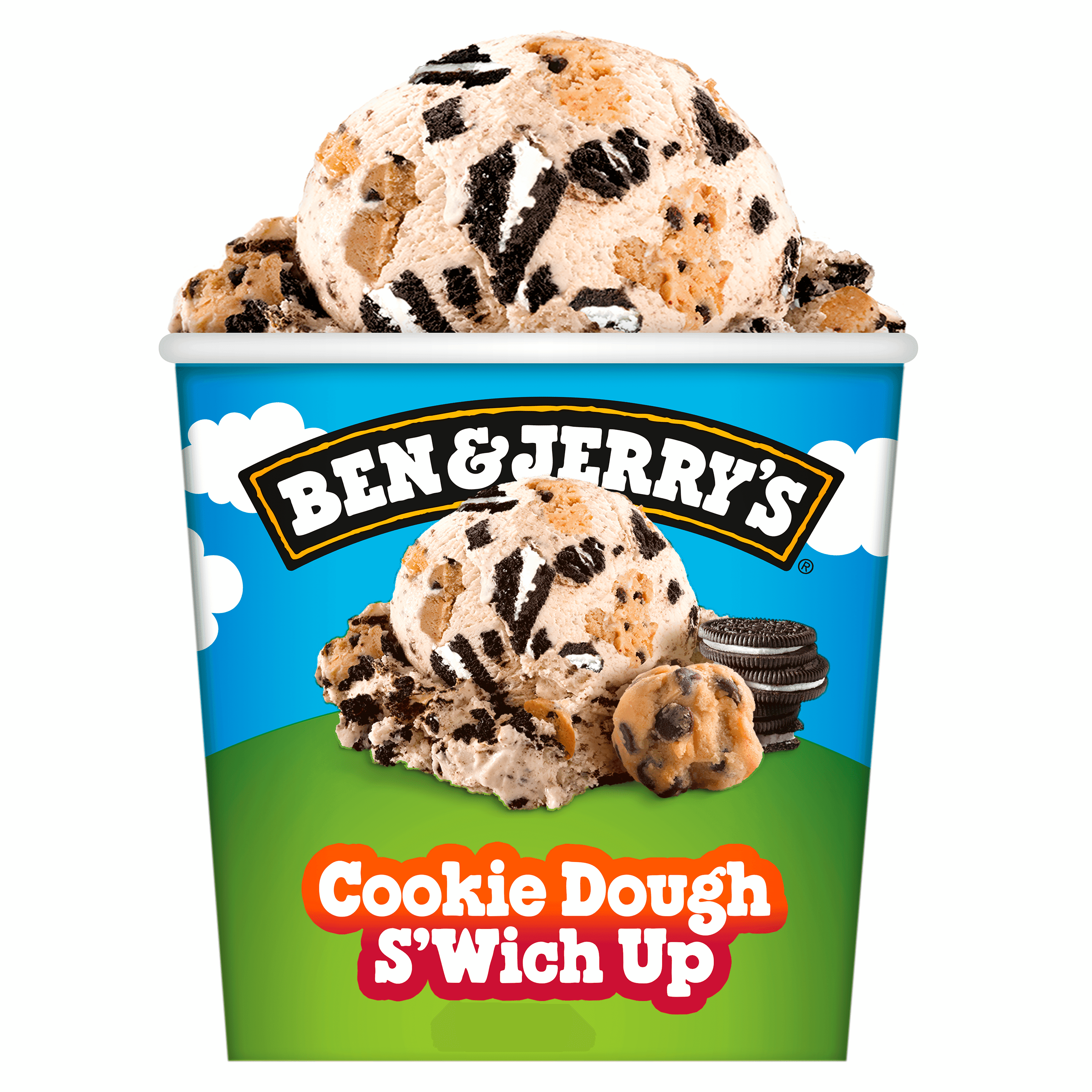 Ben&Jerry's Cookie dough s'wich up