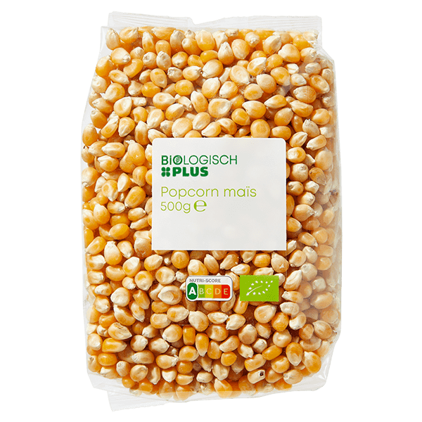 Biologisch PLUS Popcorn mais biologisch