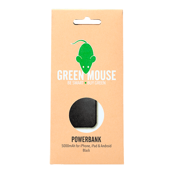 GreenMouse Powerbank 5000mAh black